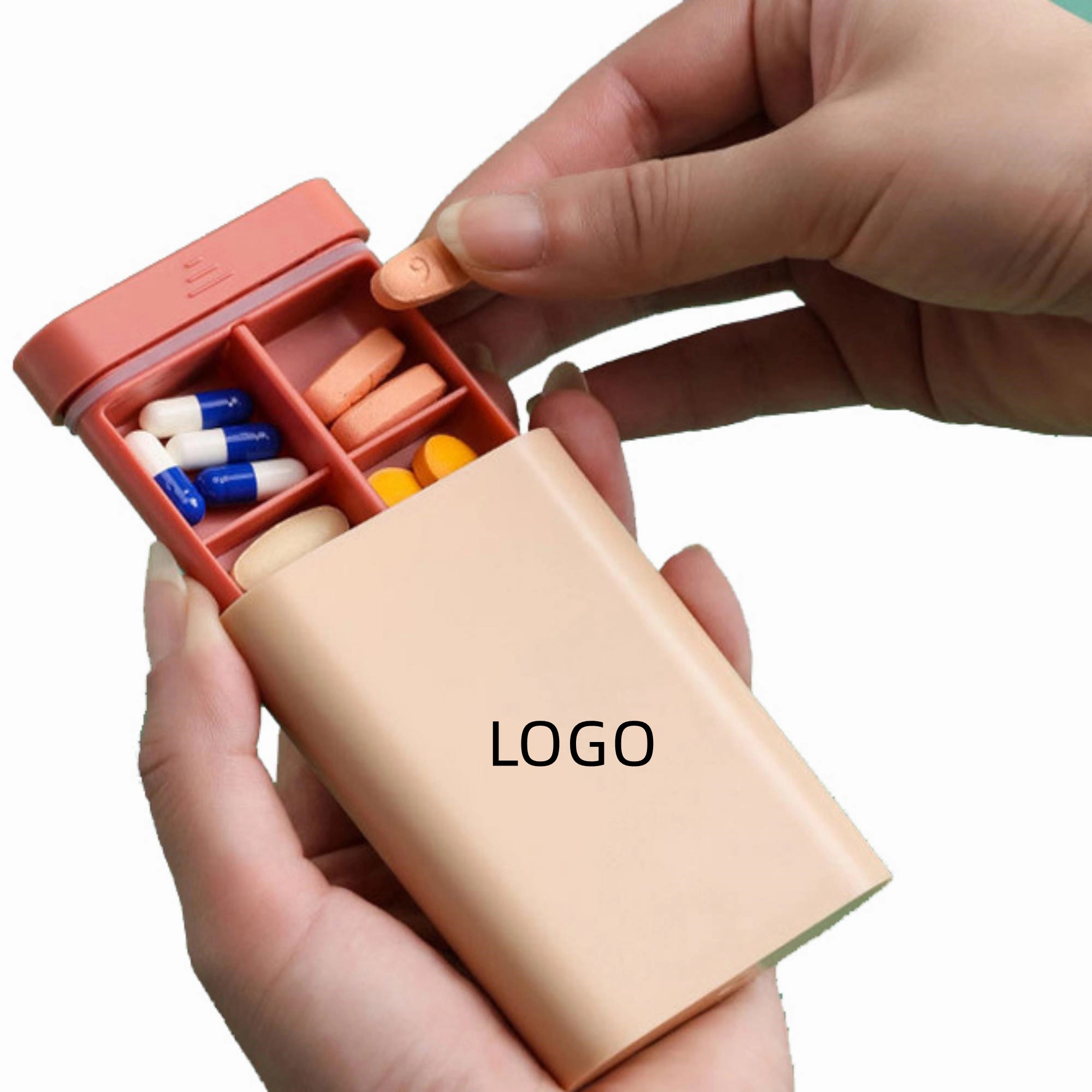Travel Pill Box MOQ 100PCS 12