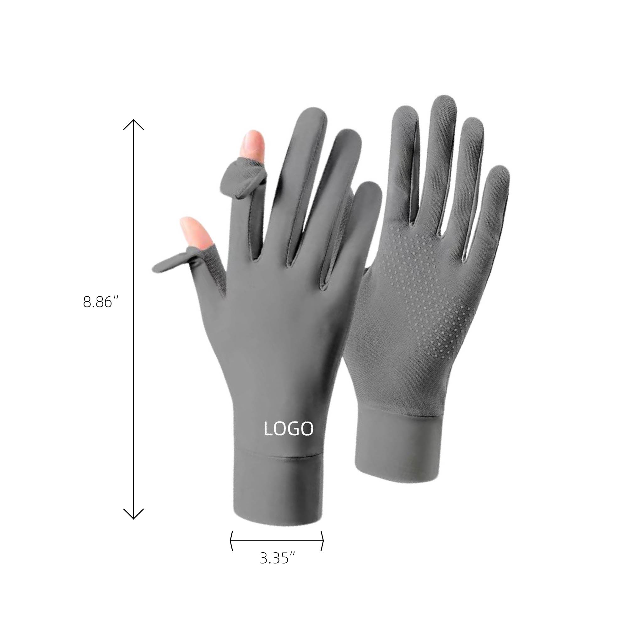 MOQ 10 UV-blocking gloves with touchscreen tips 5
