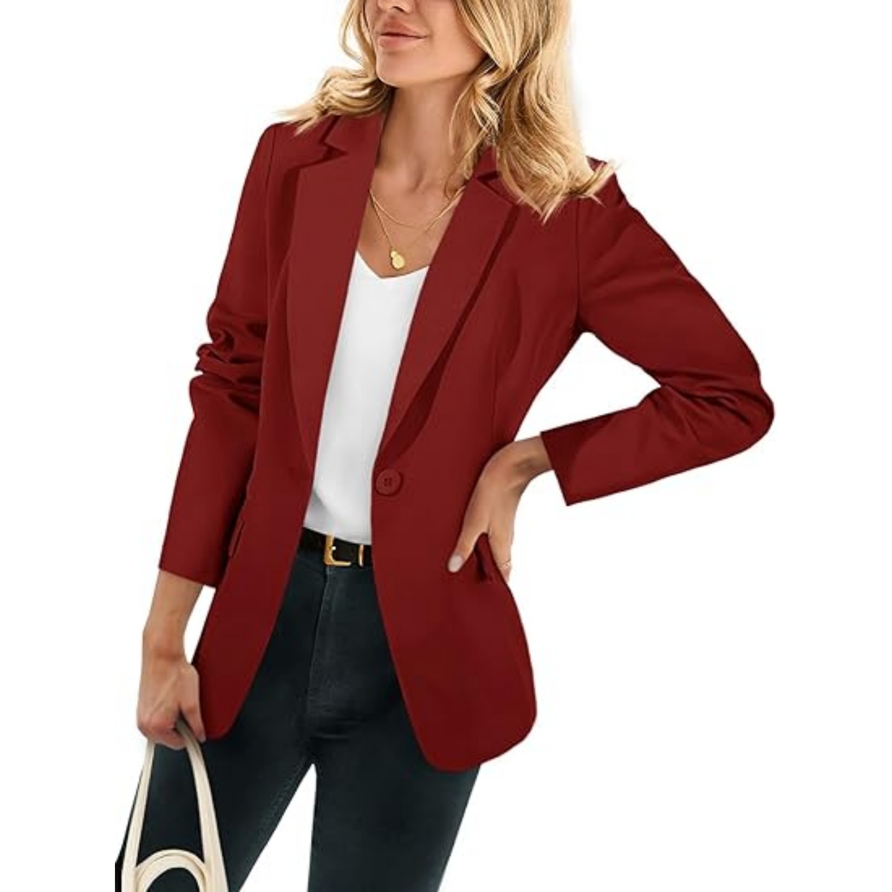 Womens Casual Open Front Blazer 7