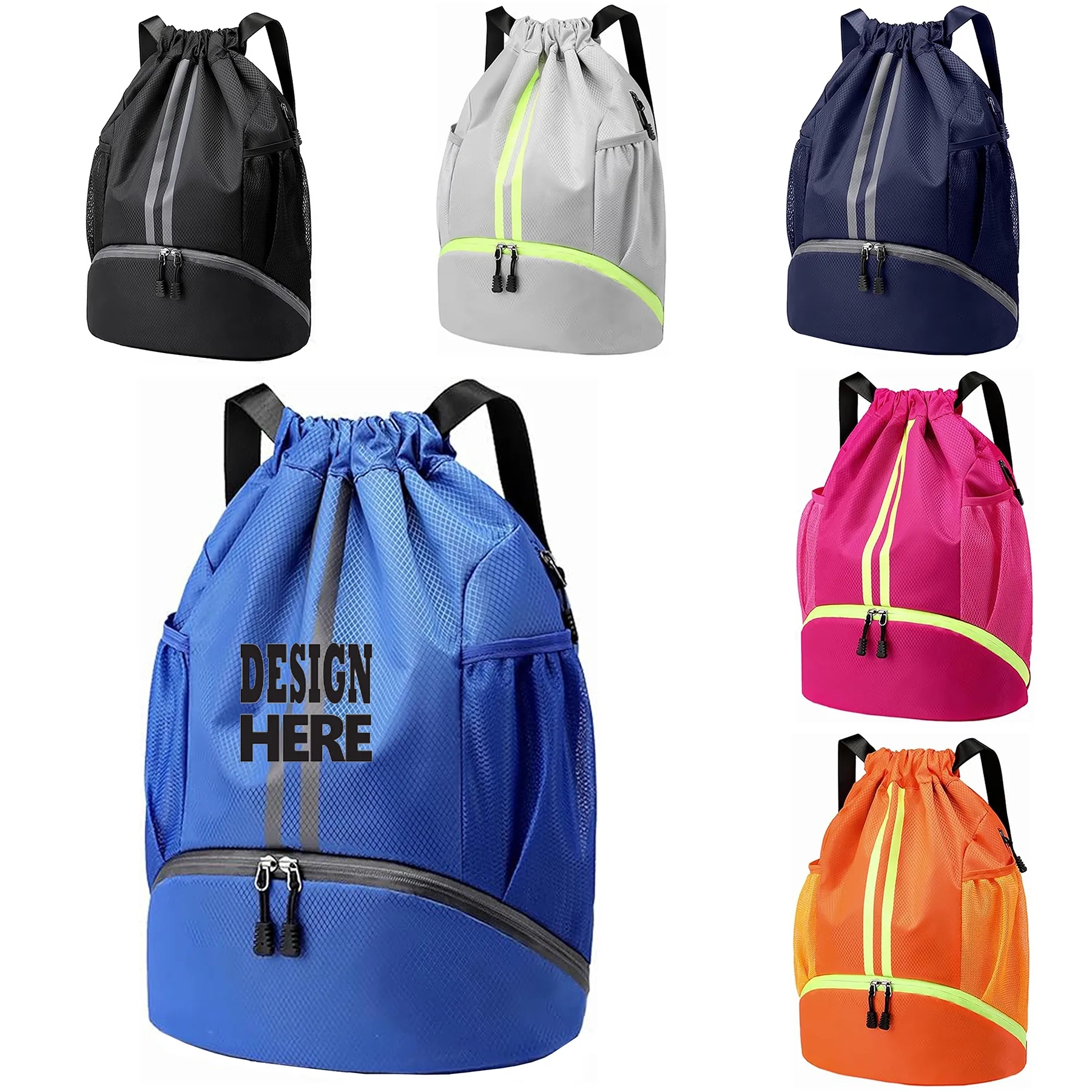 Drawstring Backpack Waterproof Soccer Bag