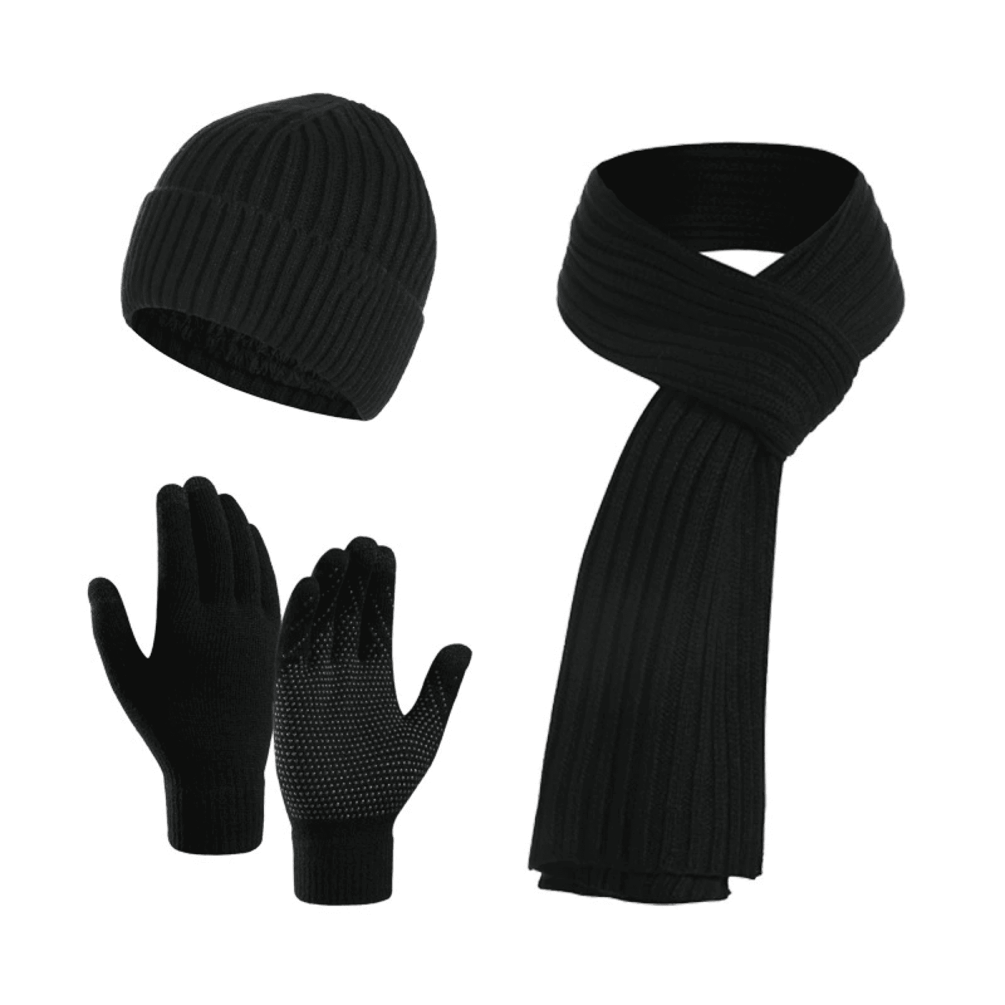 Unisex Touch Screen Winter Trio Knitted Set 16