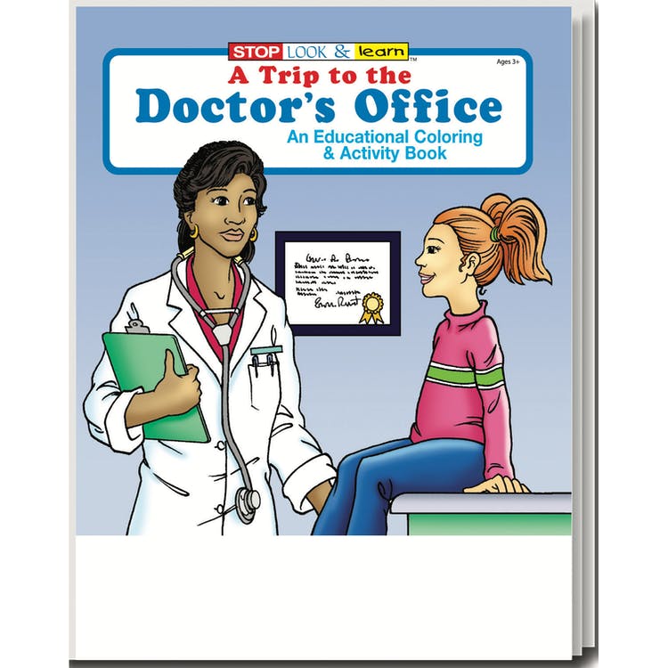 A Trip to the Doctor's Office Coloring Books - Ages 3-11 8" x 10.5" 3