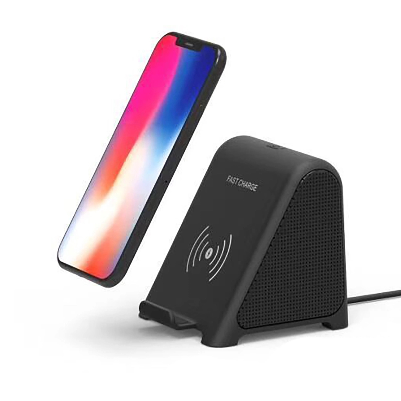 Bluetooth speaker with wireless charger