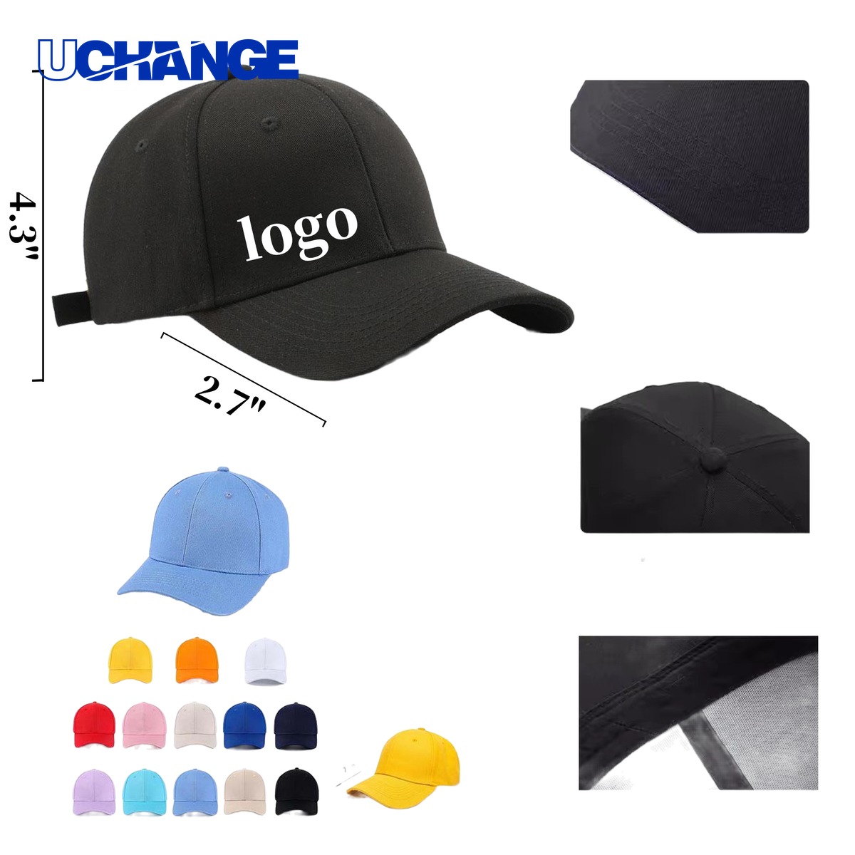Minimalist Cotton Baseball Cap