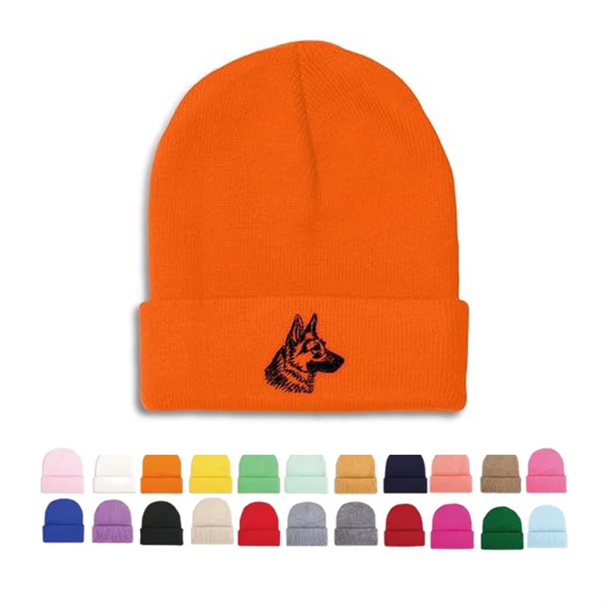 MOQ30 Unisex Adult Knit Cuffed Beanie Hat