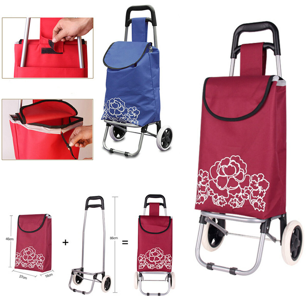 Folding Trolley Dolly Shopping Cart