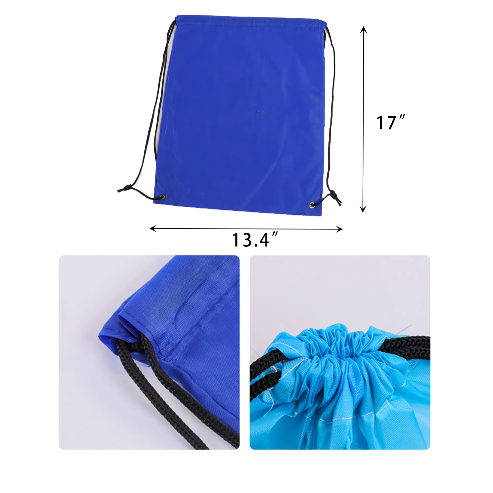 MOQ100 Polyester Drawstring Bags 5