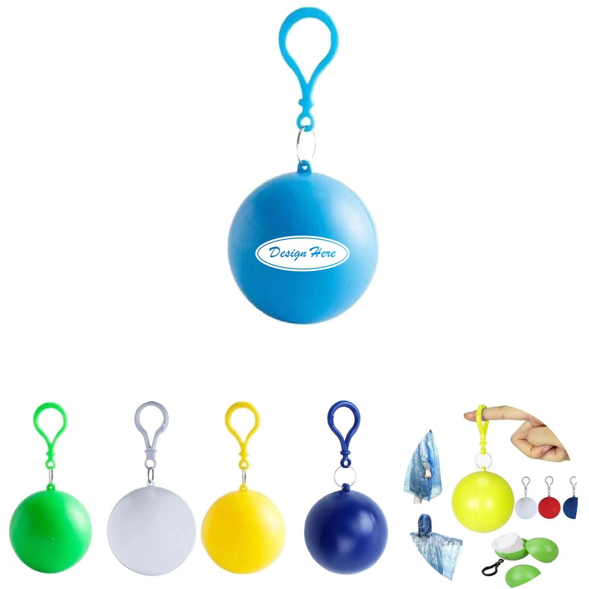 ぷるぶる Thickened Disposable Poncho Ball for Adults & Students