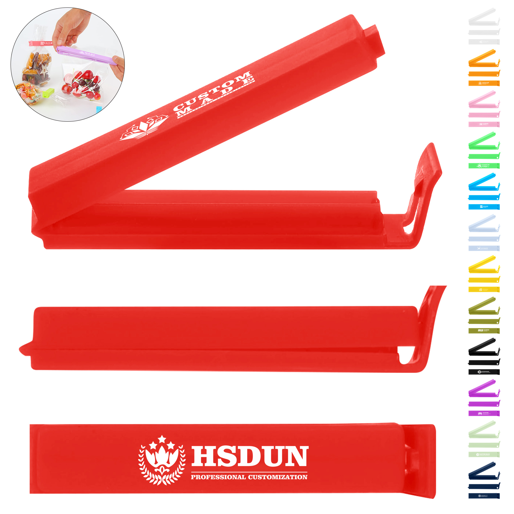 Plastic Food Bag Sealing Clip 2