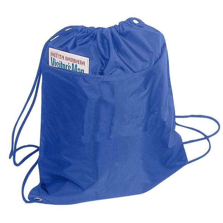 Drawstring Tote Bags - Royal Blue 3