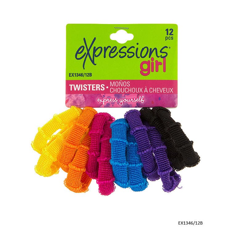 Ponytail Twisters - 12 Pack Assorted Colors 3