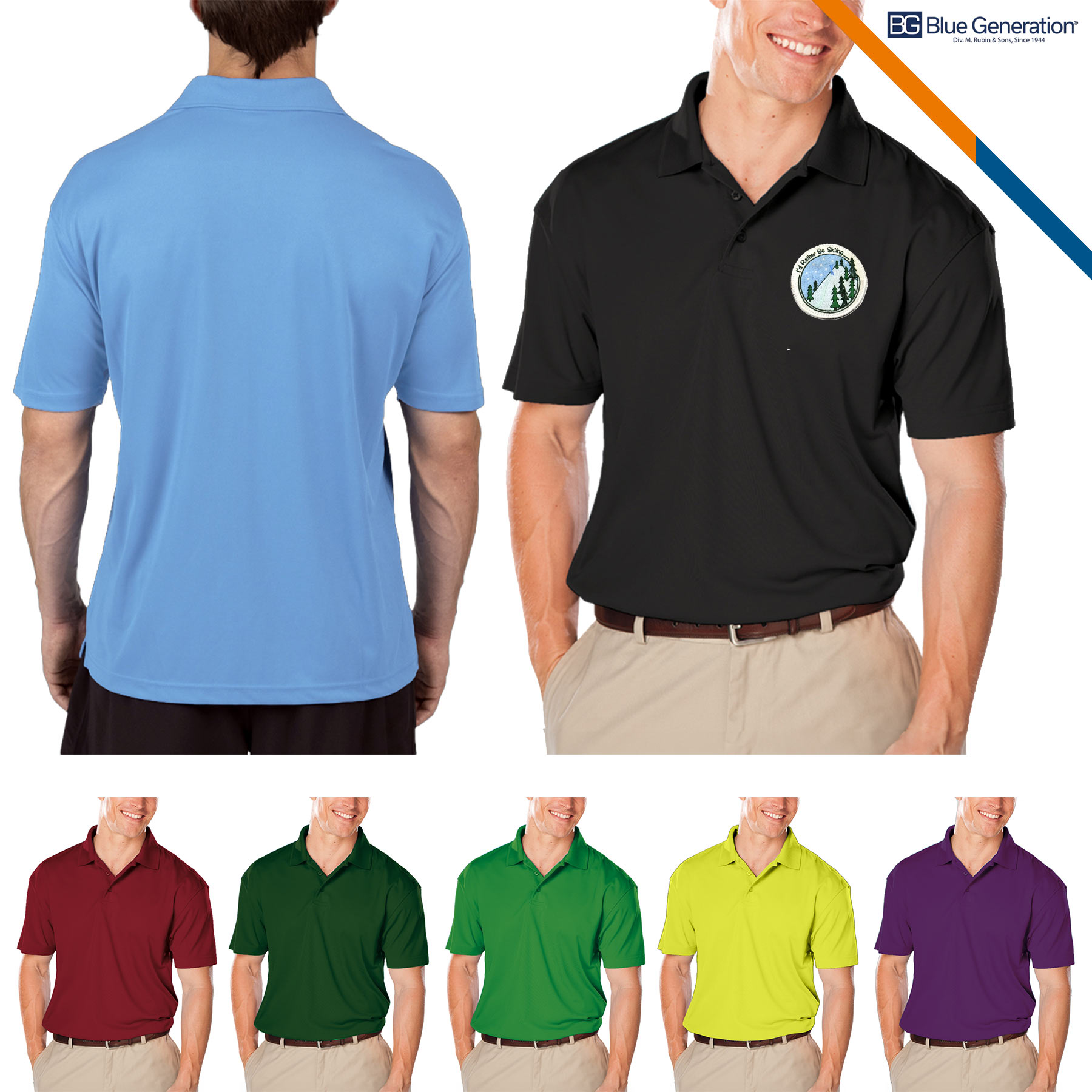 Blue Generation® Men's Avenger Polo Shirt