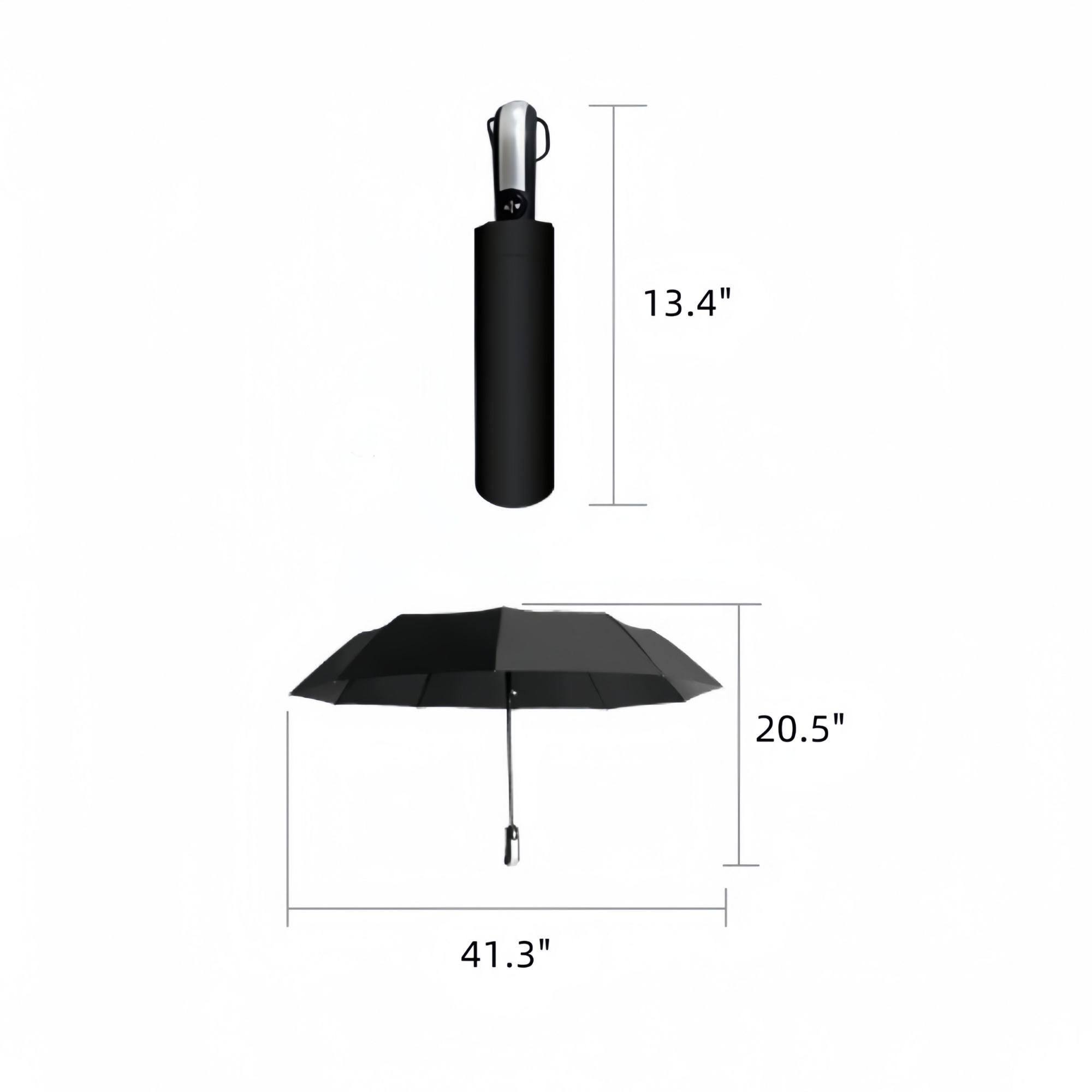 42" Auto Open/Close RPET Umbrella 4