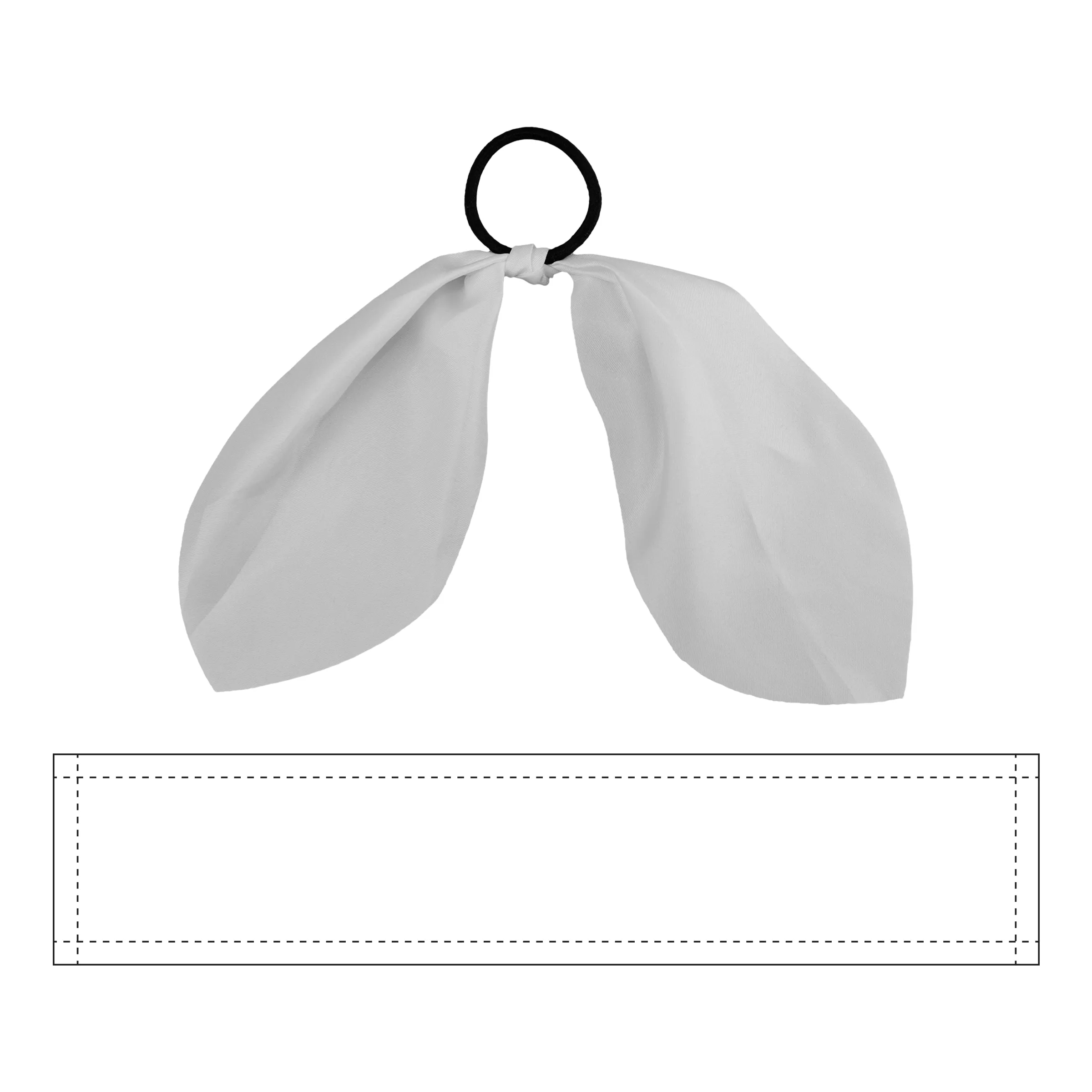 Shiny Full Color Bow Hair Tie 11