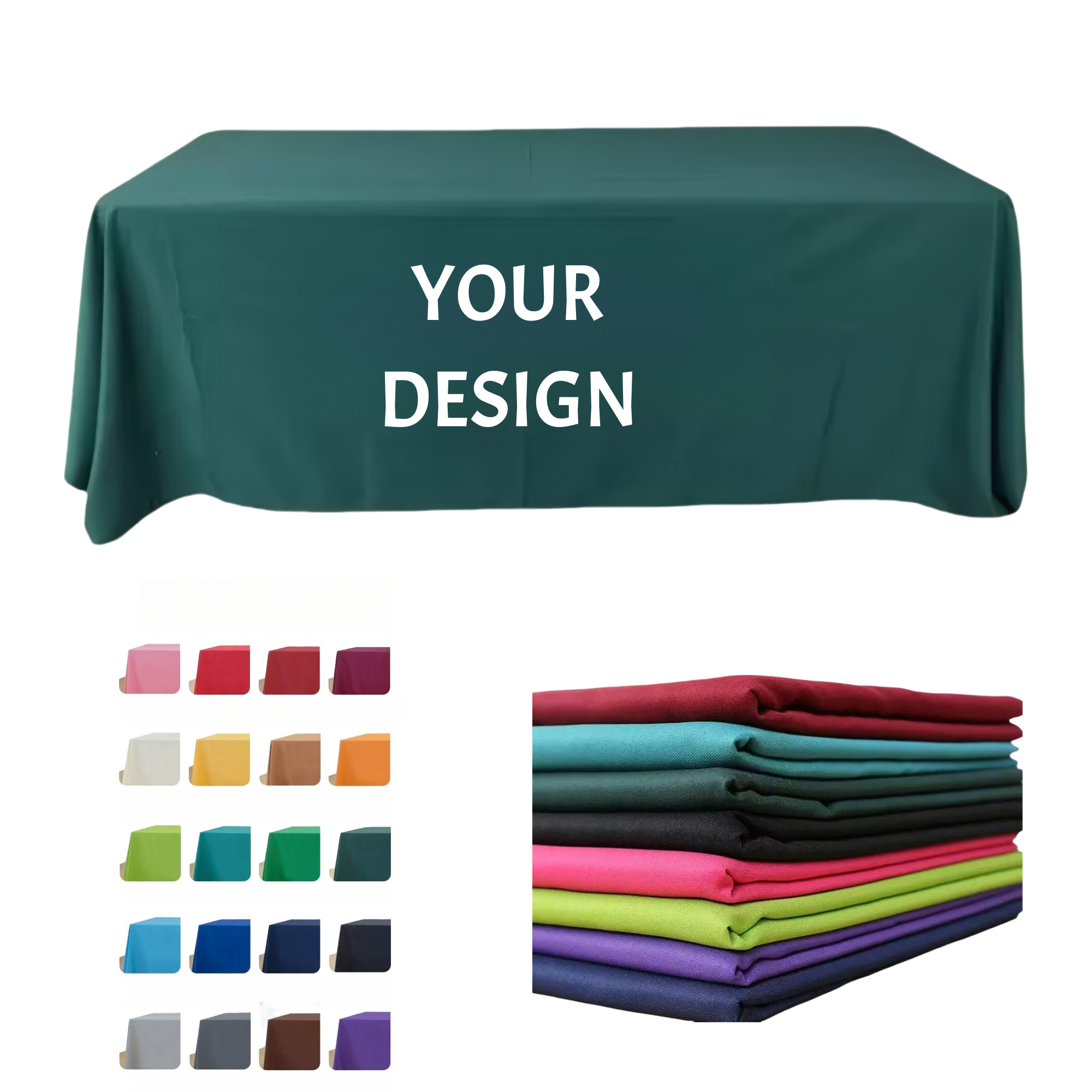 6' Custom Throw Style Table Cover