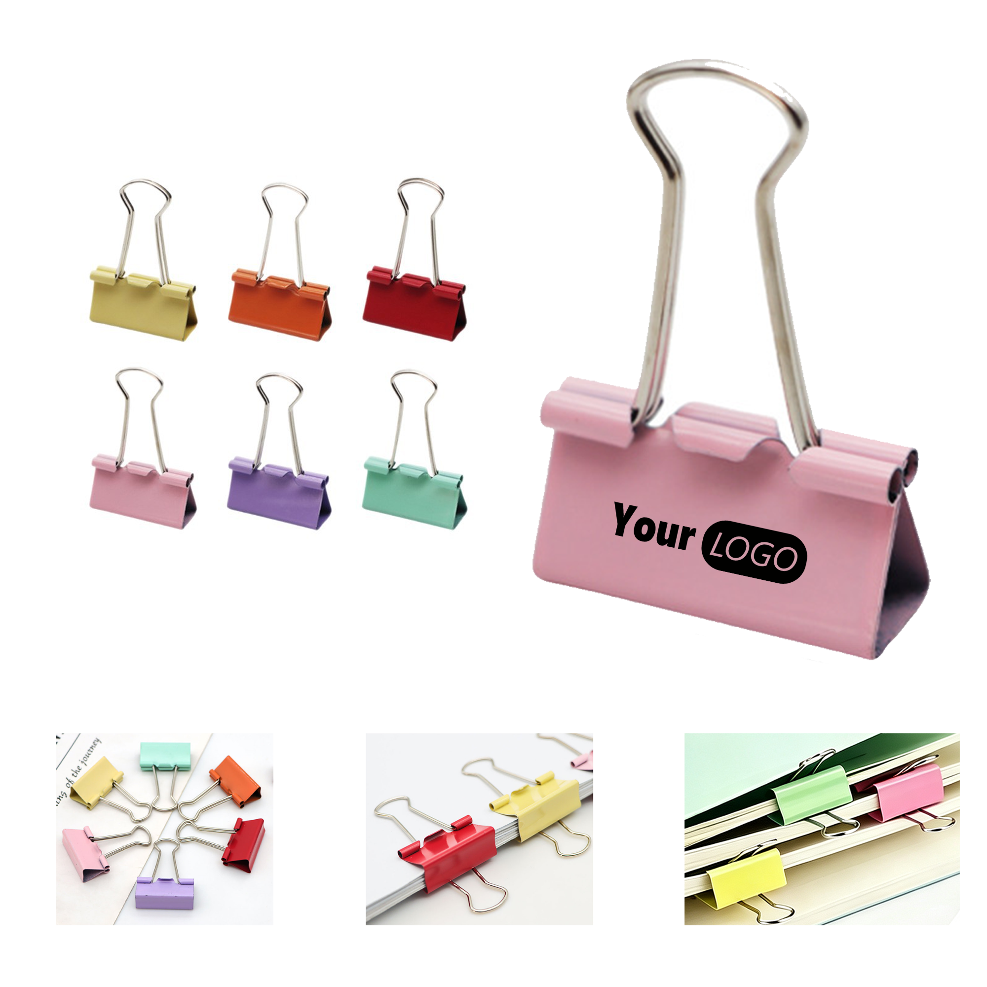 2.1 Inch Colorful Binder Clips 2