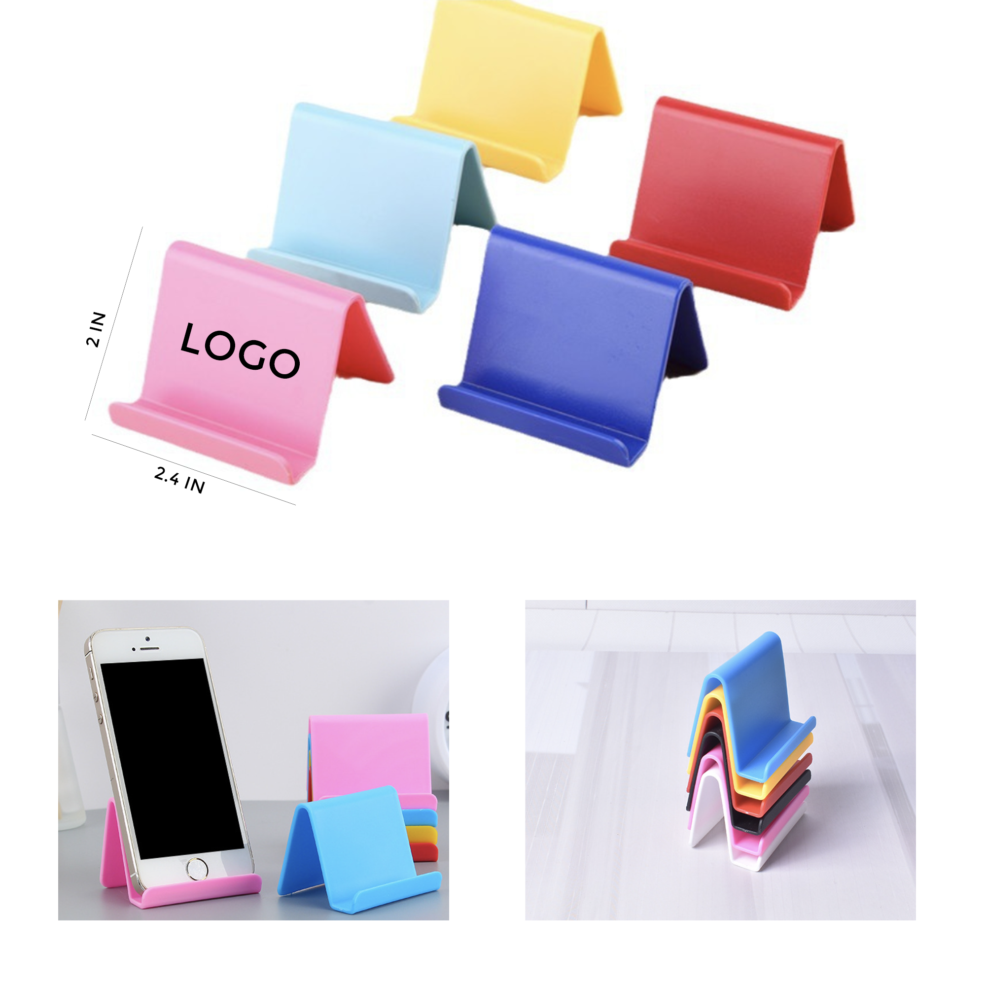 MOQ 10 PCS Flexible PP Plastic Mobile Phone Holder 3