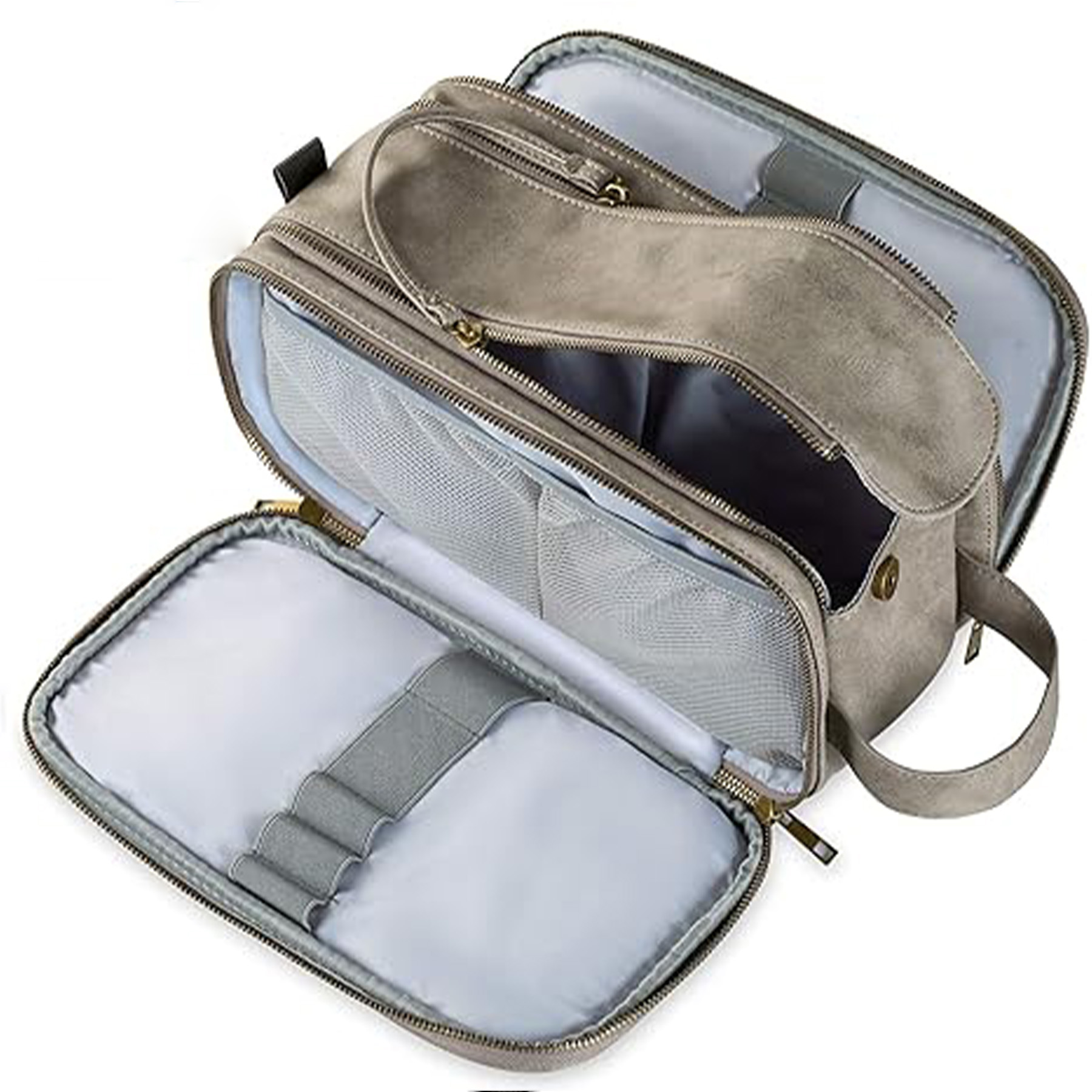 Men's Leather Storage Toiletry Bag 25