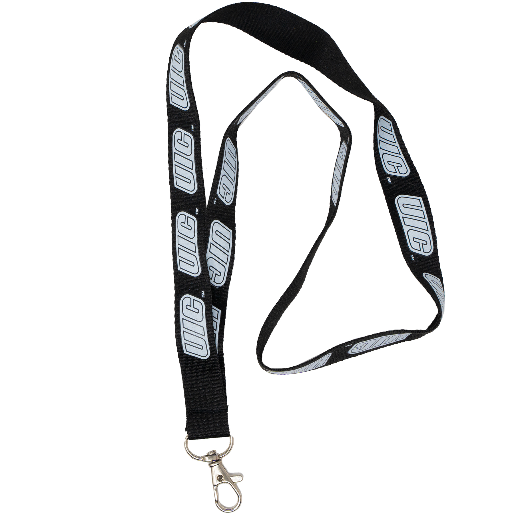 Silkscreened Flat Polyester Lanyard: 3/4" W x 36" L 28