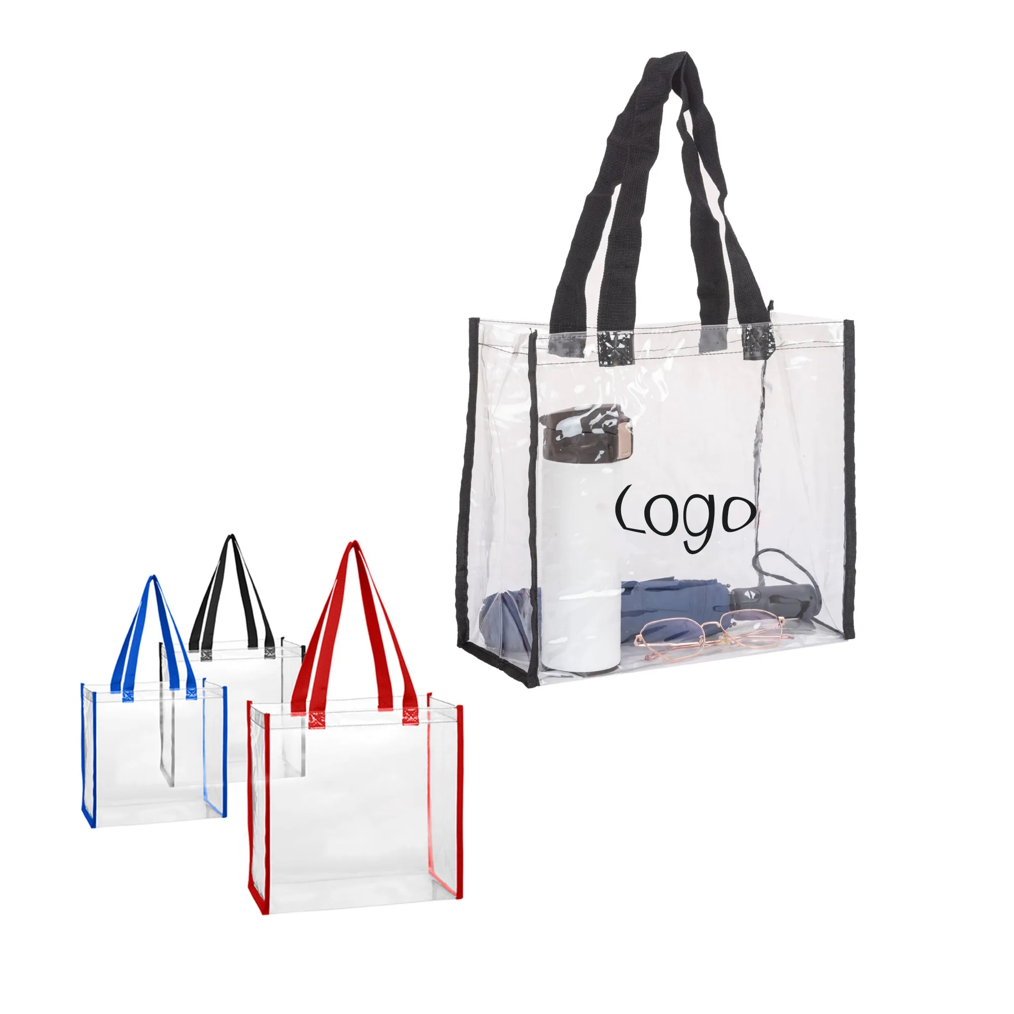 Printed Transparent PVC Beach Bag 9