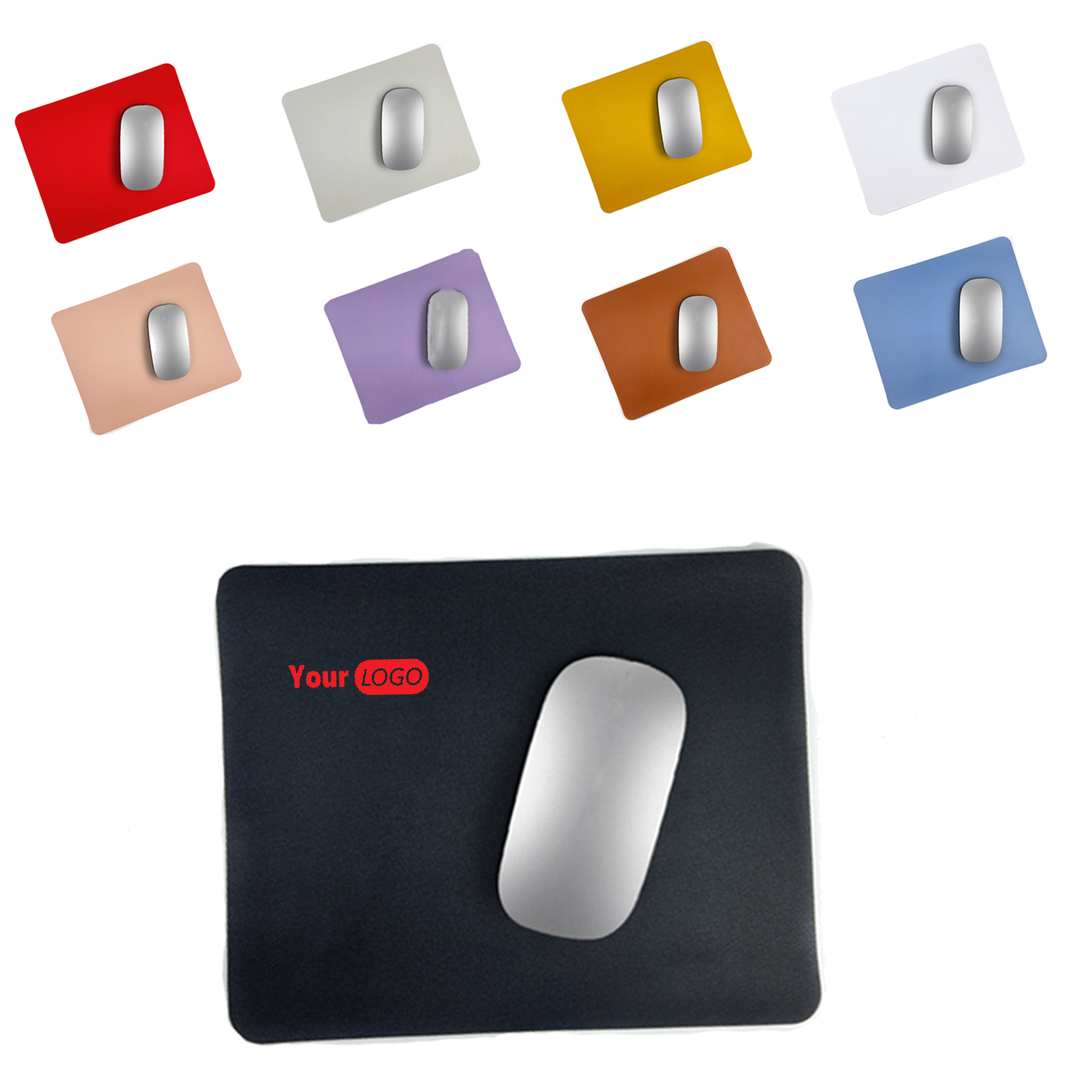 Leather-Style PU Mouse Pad