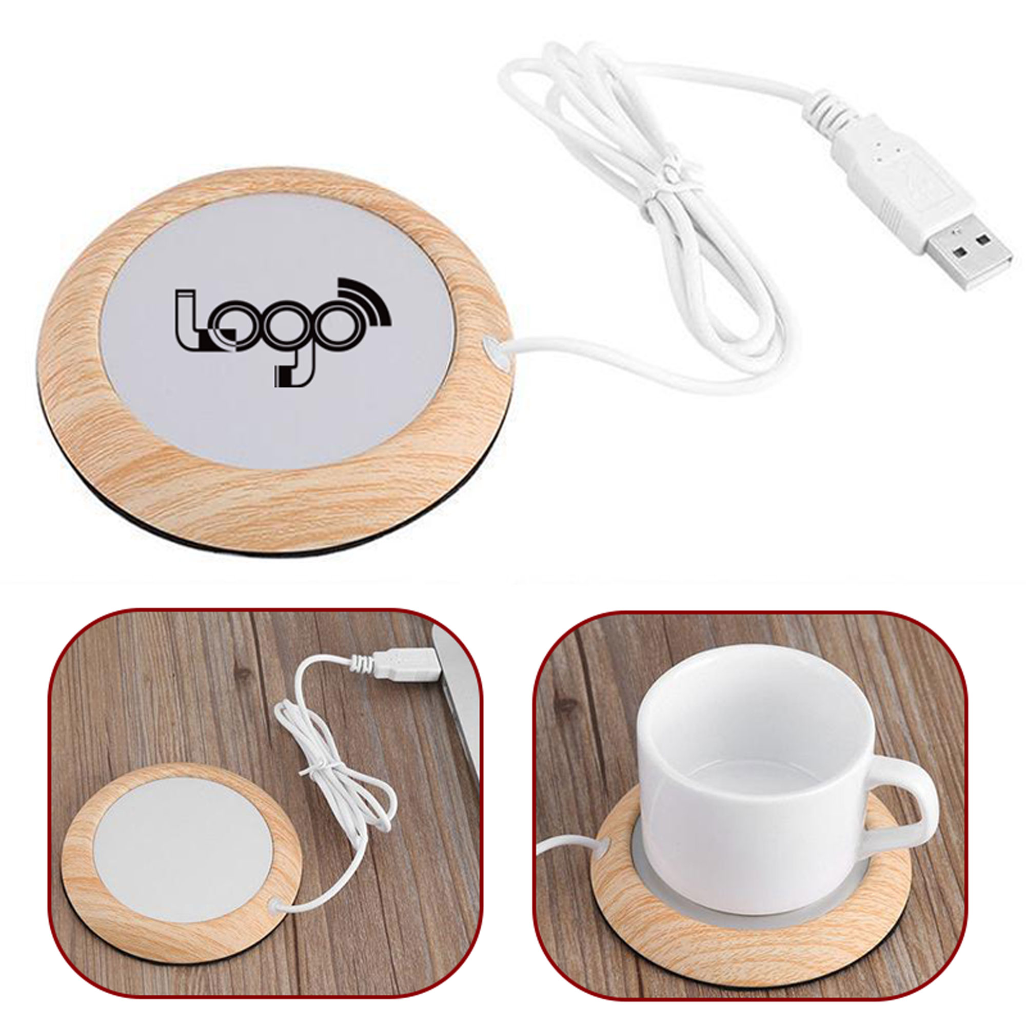 USB Water Mug Heater Thermostat Coaster 4