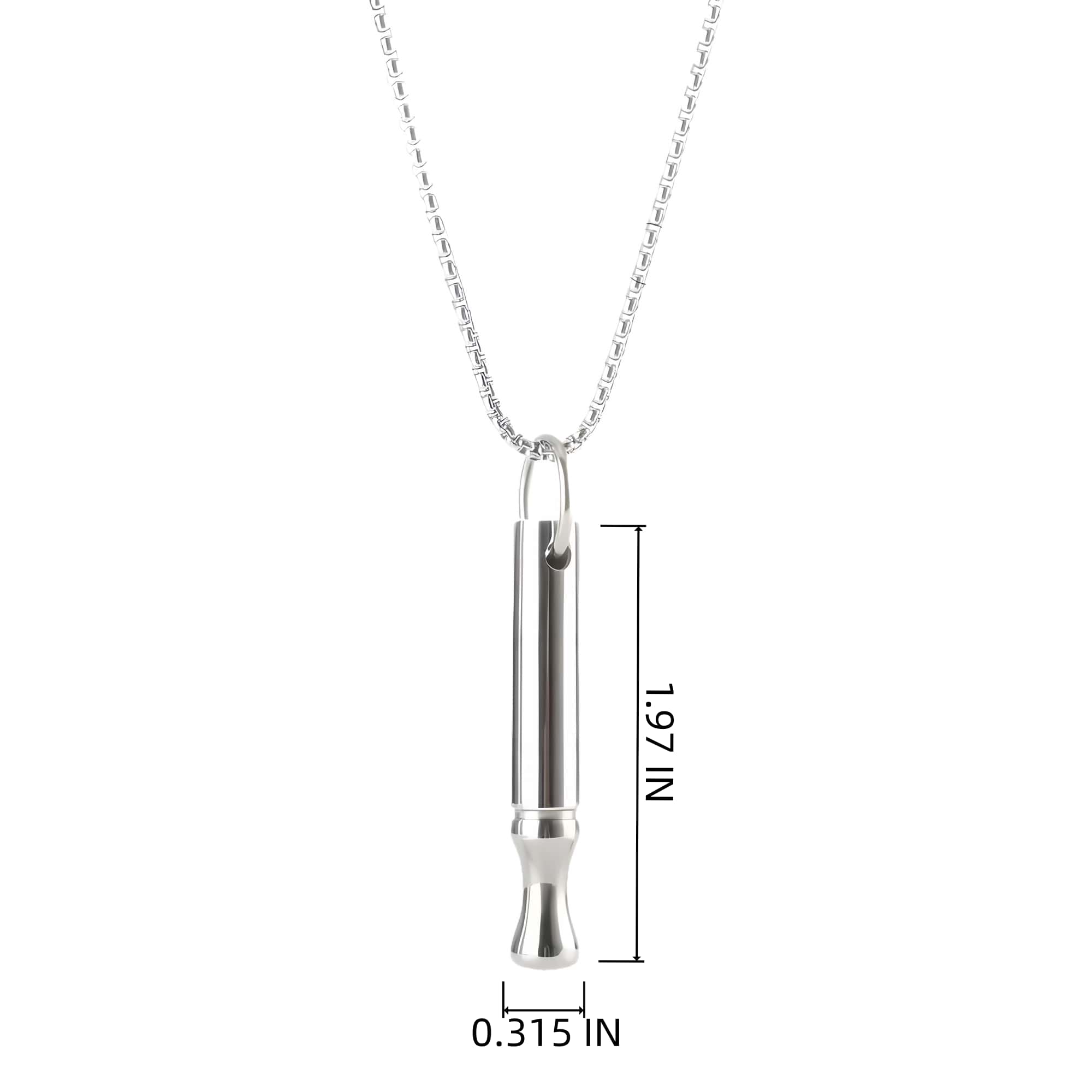 Support Stainless Steel Whistle Necklace 5