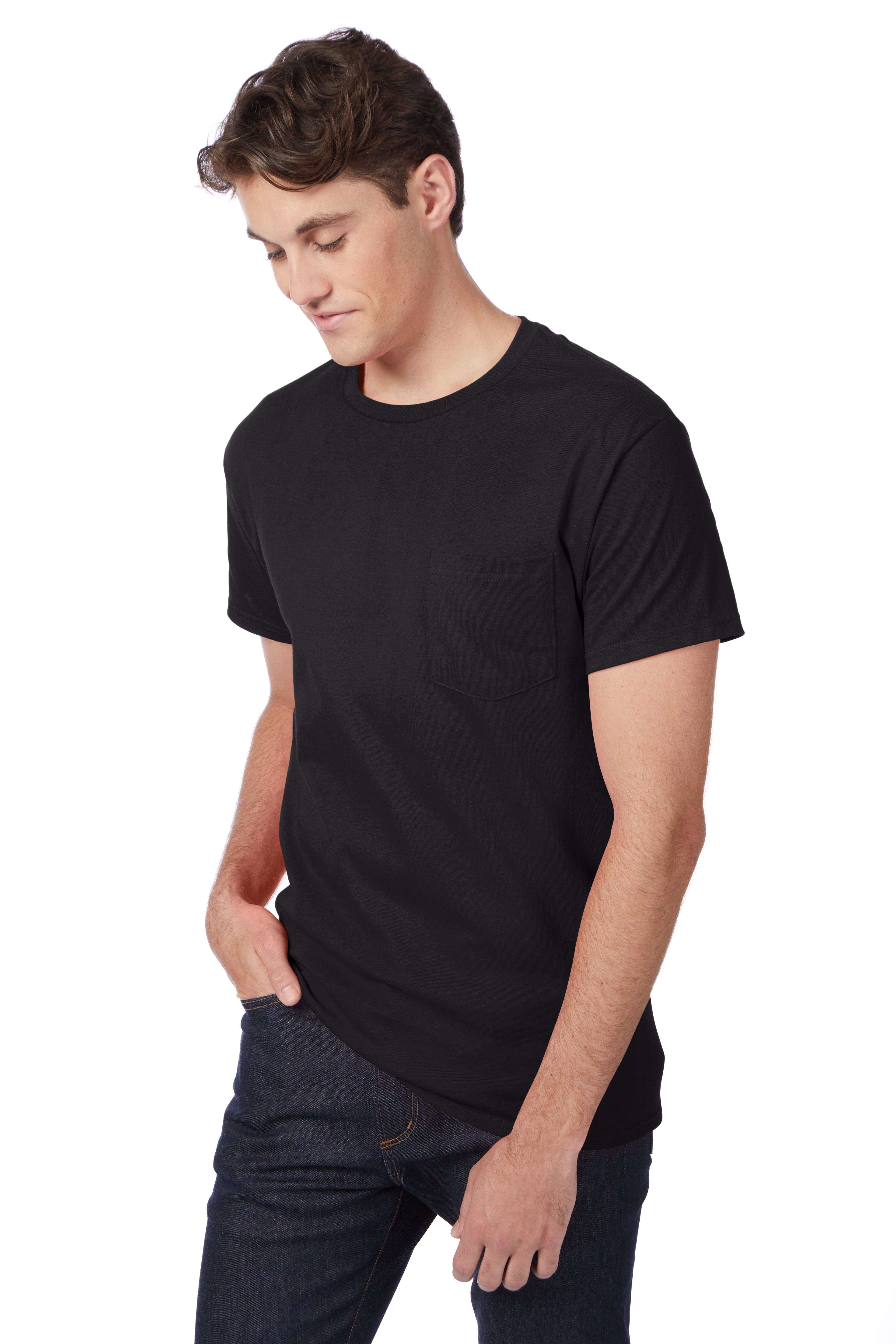 Hanes Authentic-T T-Shirt with Pocket 26