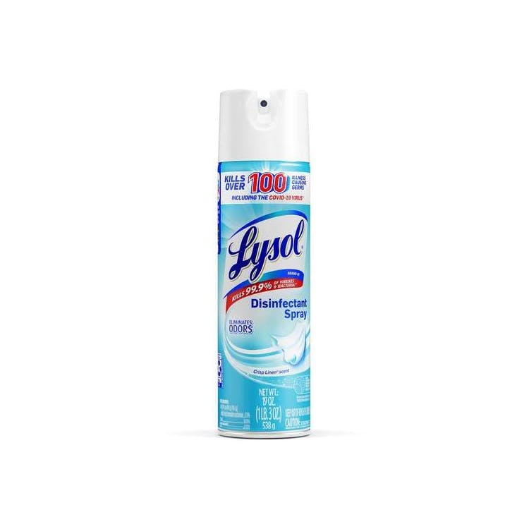 Lysol Disinfectant Spray - 12 Pack Crisp Linen 3