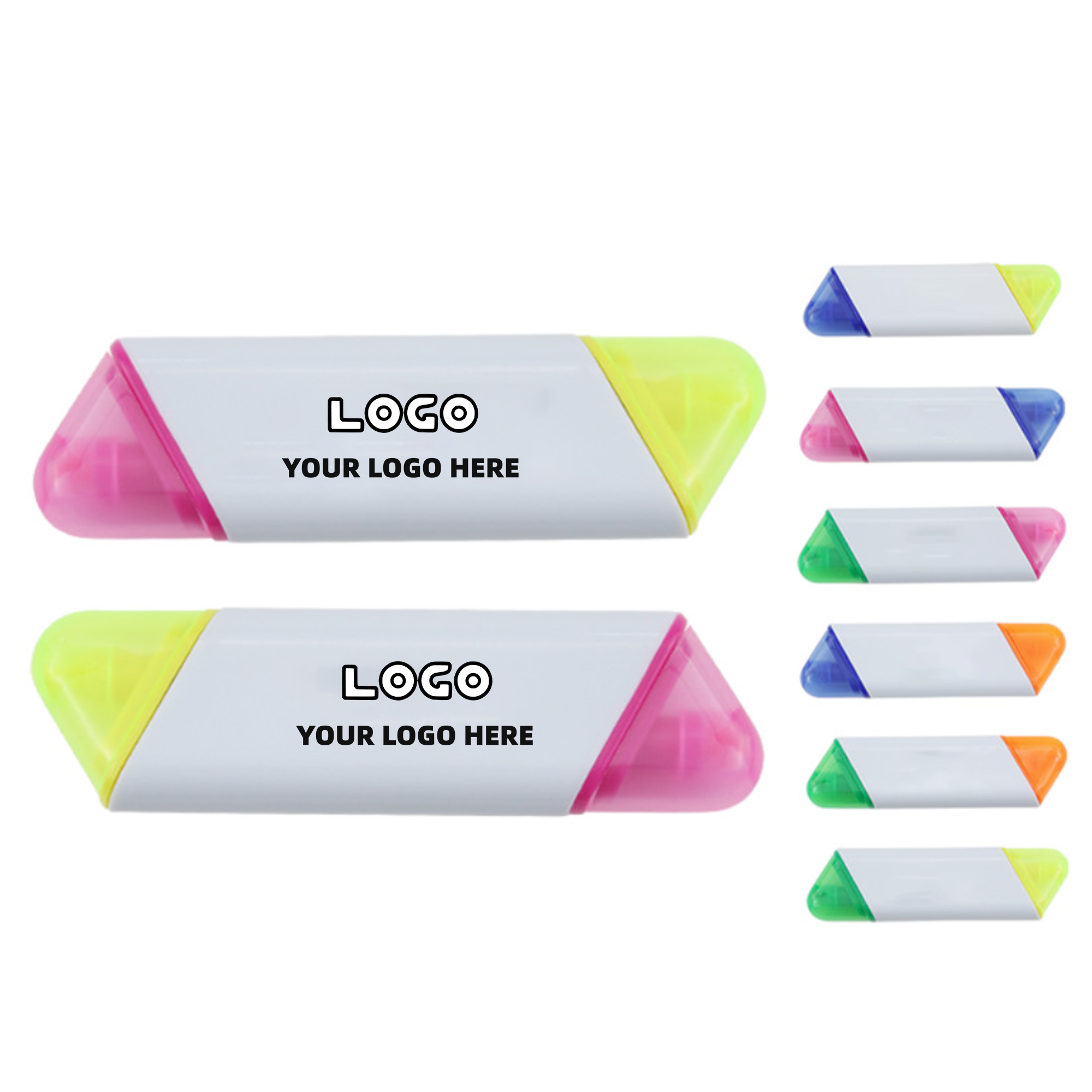 Custom Dual-Tip Double-Sided Highlighter
