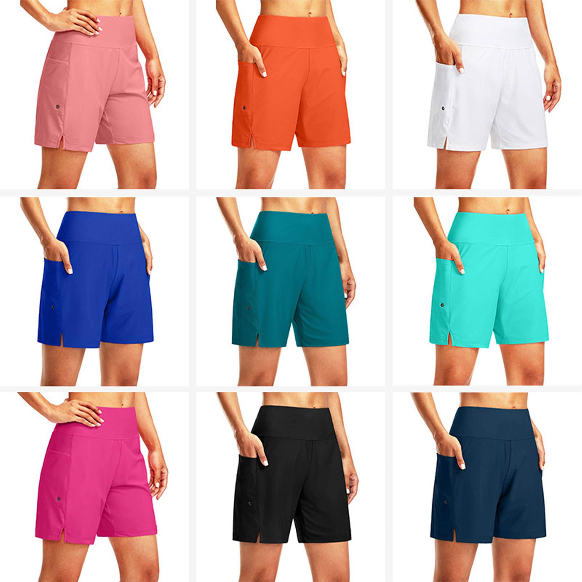 Waisted Quick Dry Beach Swimming Shorts 9