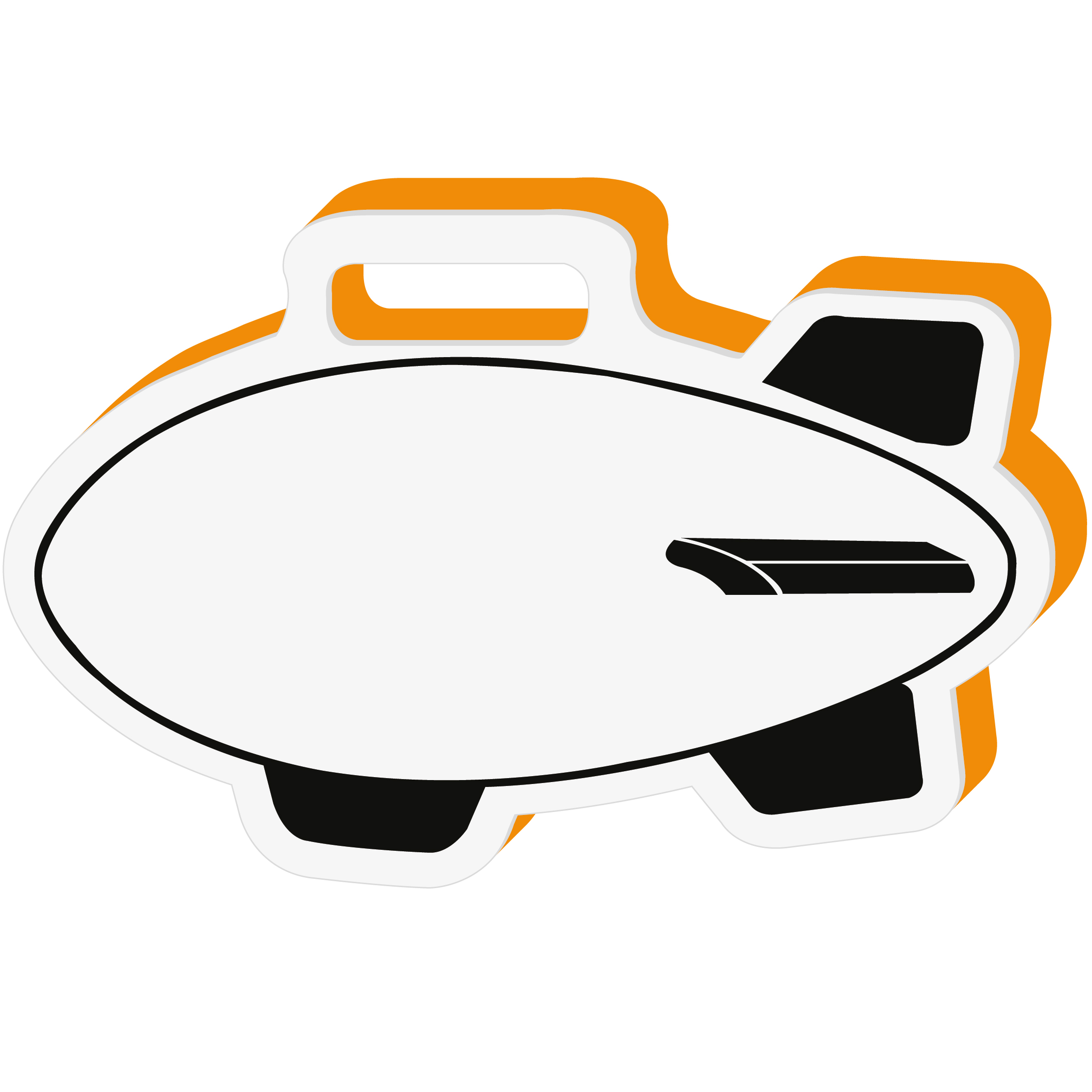 Dirigible Airship Sandwich Cushion 48