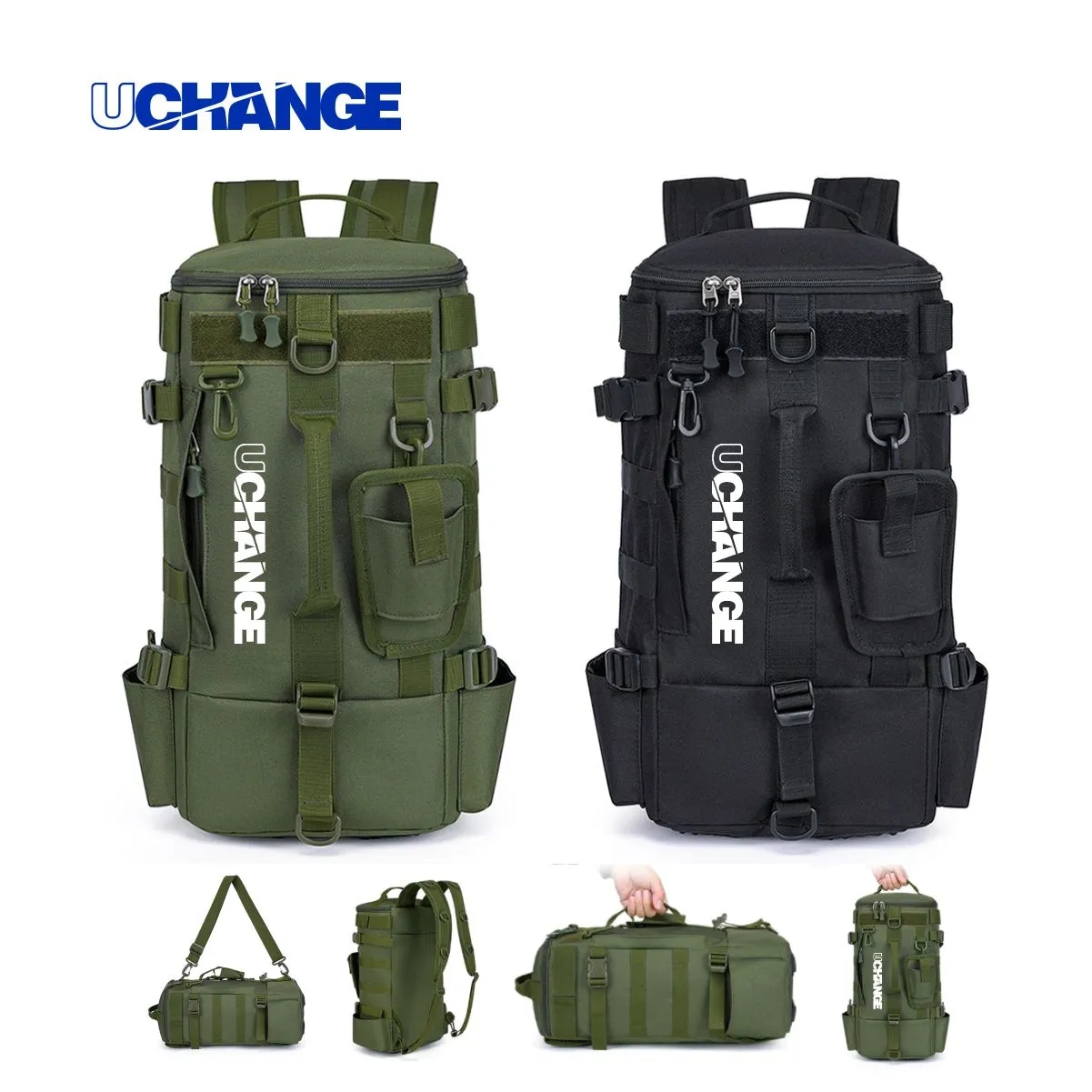 15L Tactical Fishing Backpack With Rod Holders