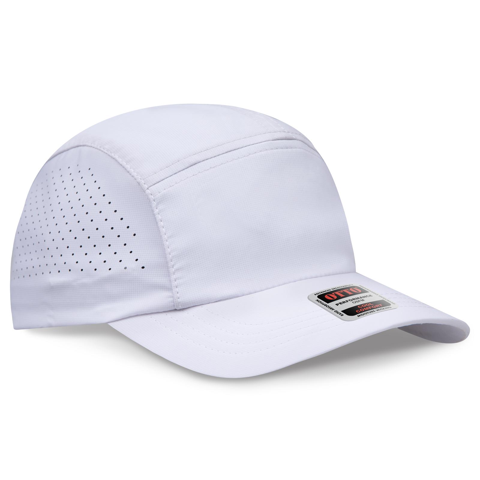 OTTO CAP 5 Panel Running Hat w/ Elastic Soft Visor 8