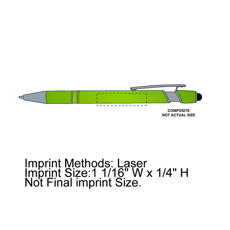 Soft-Touch Pen w/ Stylus 61