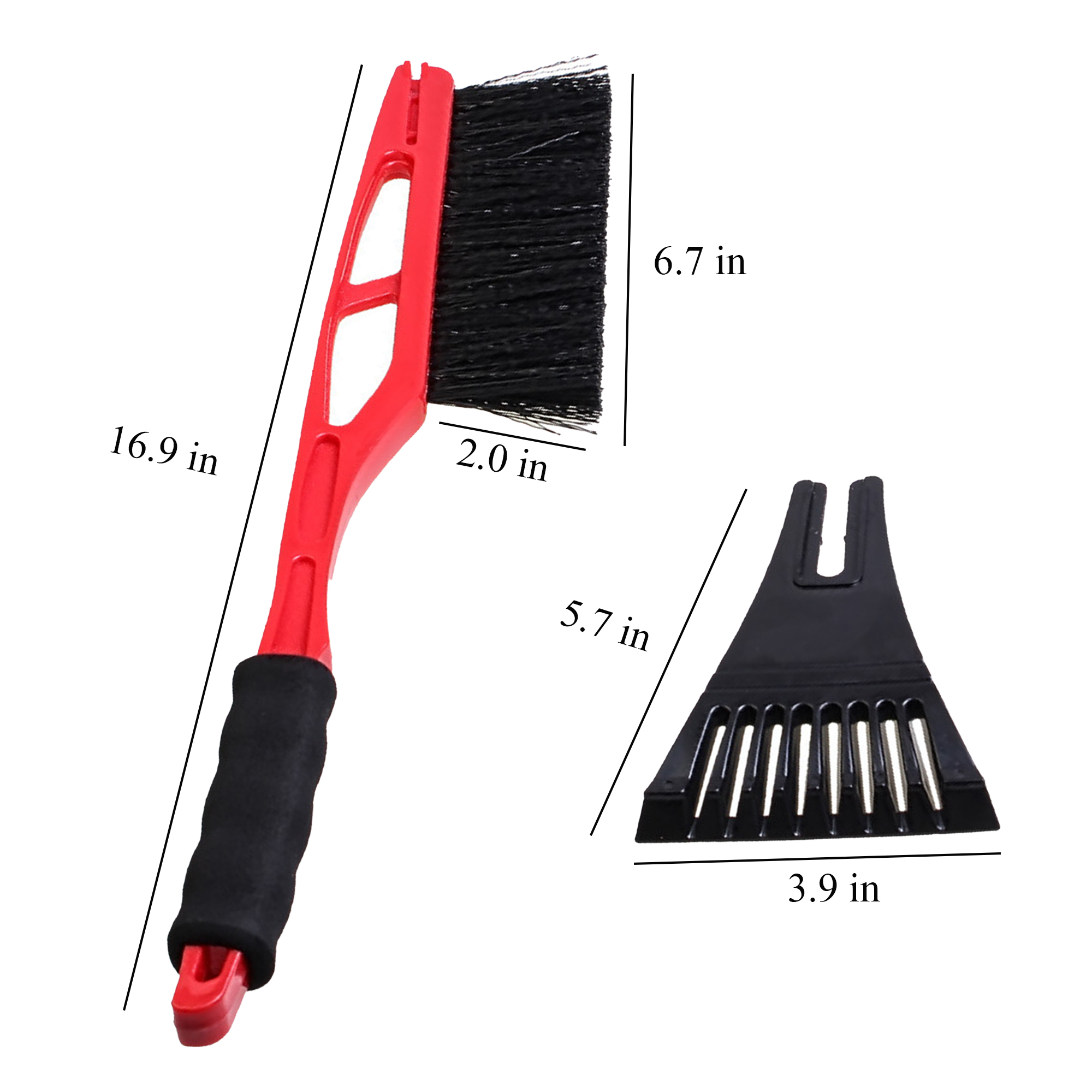 2-In-1 Snow Brush And Ice Scraper 7