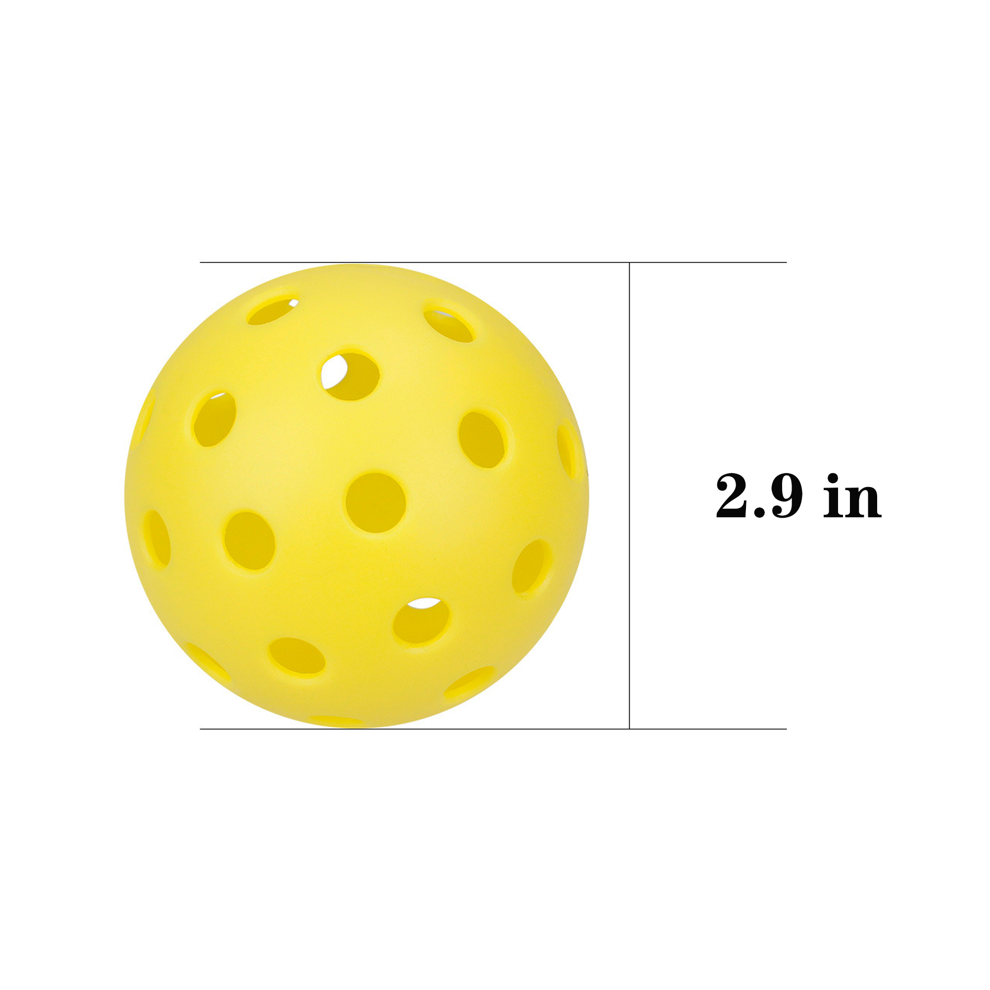 40 Holes Outdoor PE Pickleball 5