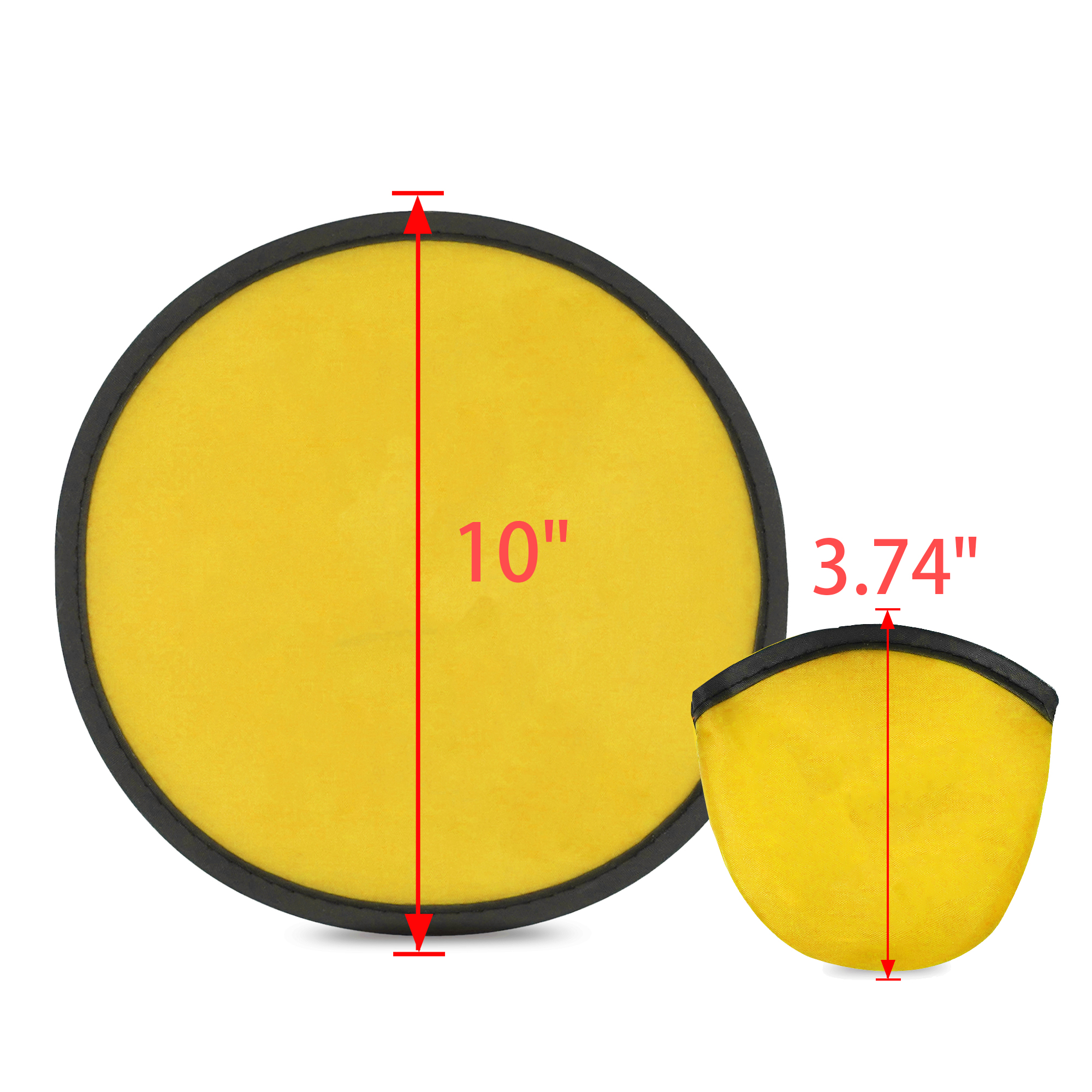 Foldable Round Flying Discs Fan With Storage Bag 5
