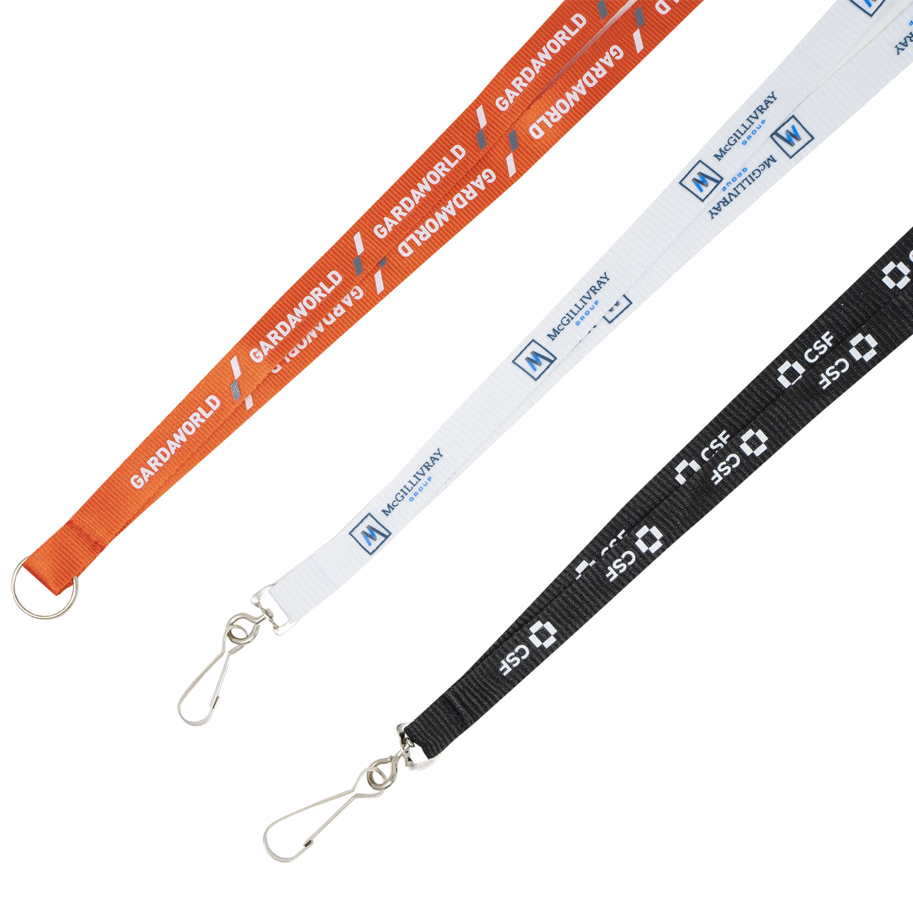 Silkscreened Flat Polyester Lanyard: 1/2" W x 36" L 19