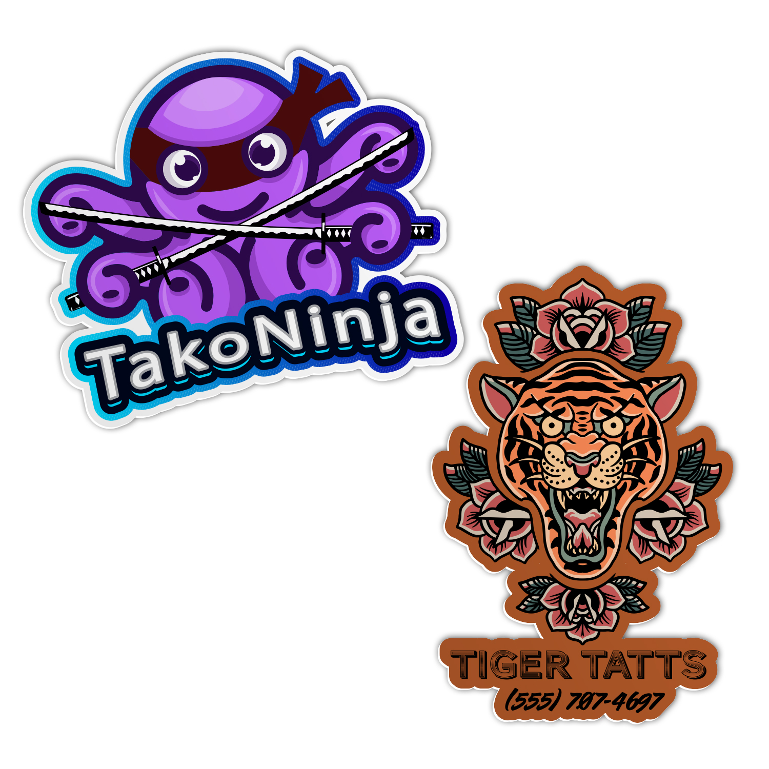 5" x 5" Die Cut Sticker