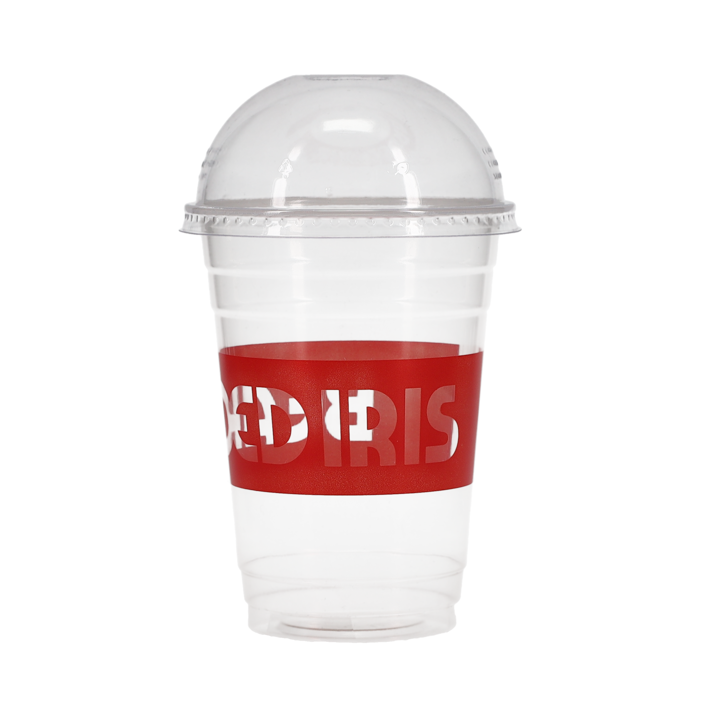 9/12/16/20/24 oz PLA Eco Cup Open Domed Lid Clear 8