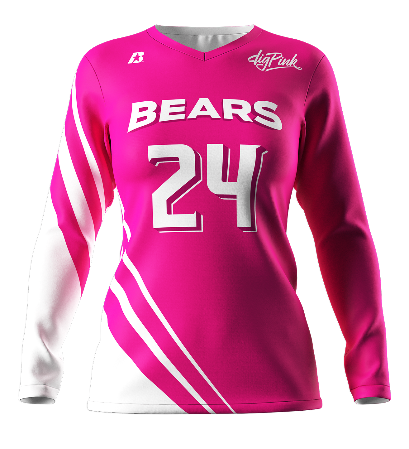 Jersey, Volleyball Long Sleeve, Women's 28