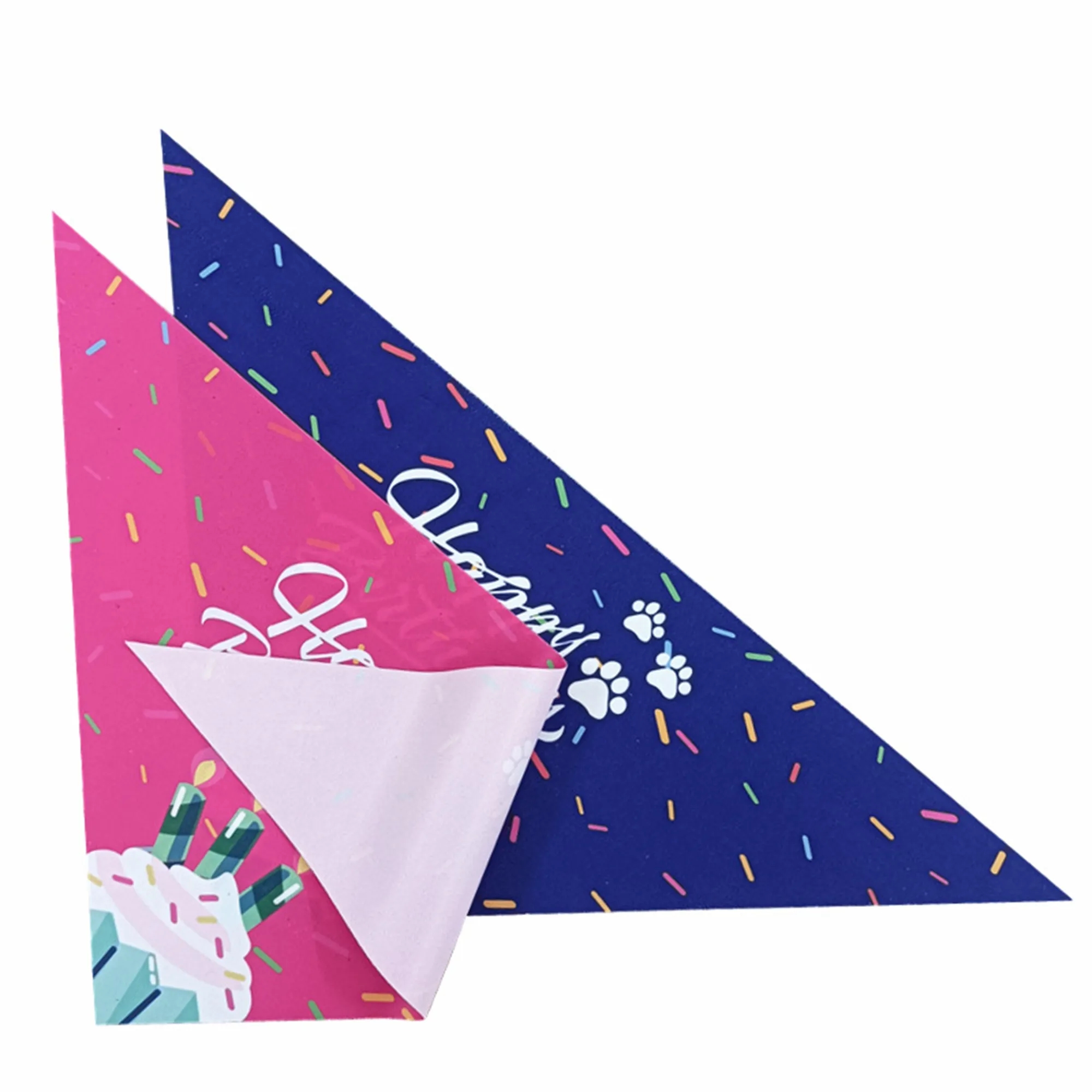 Dye Sublimated Triangle Pet Scarf 7