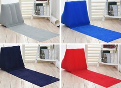 Portable Flocking PVC Outdoor Inflatable Wedge Pillow