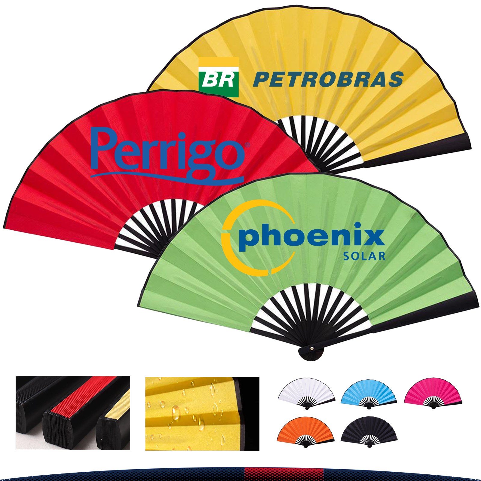15 Ribs Handheld Folding Fan