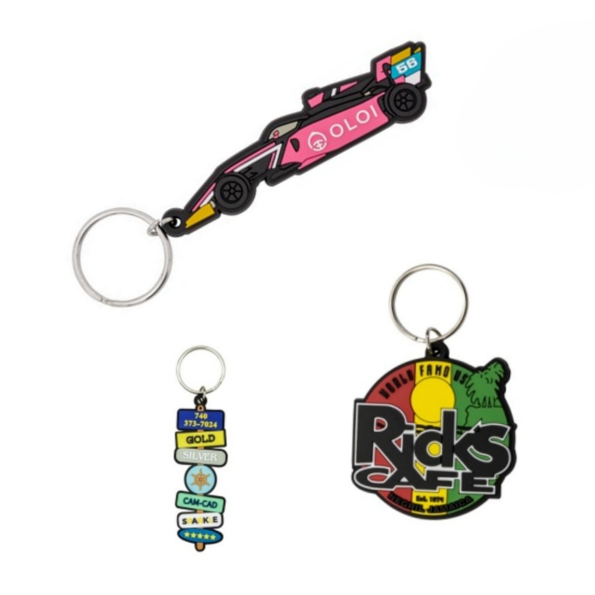 Soft Rubber PVC Keychain 10