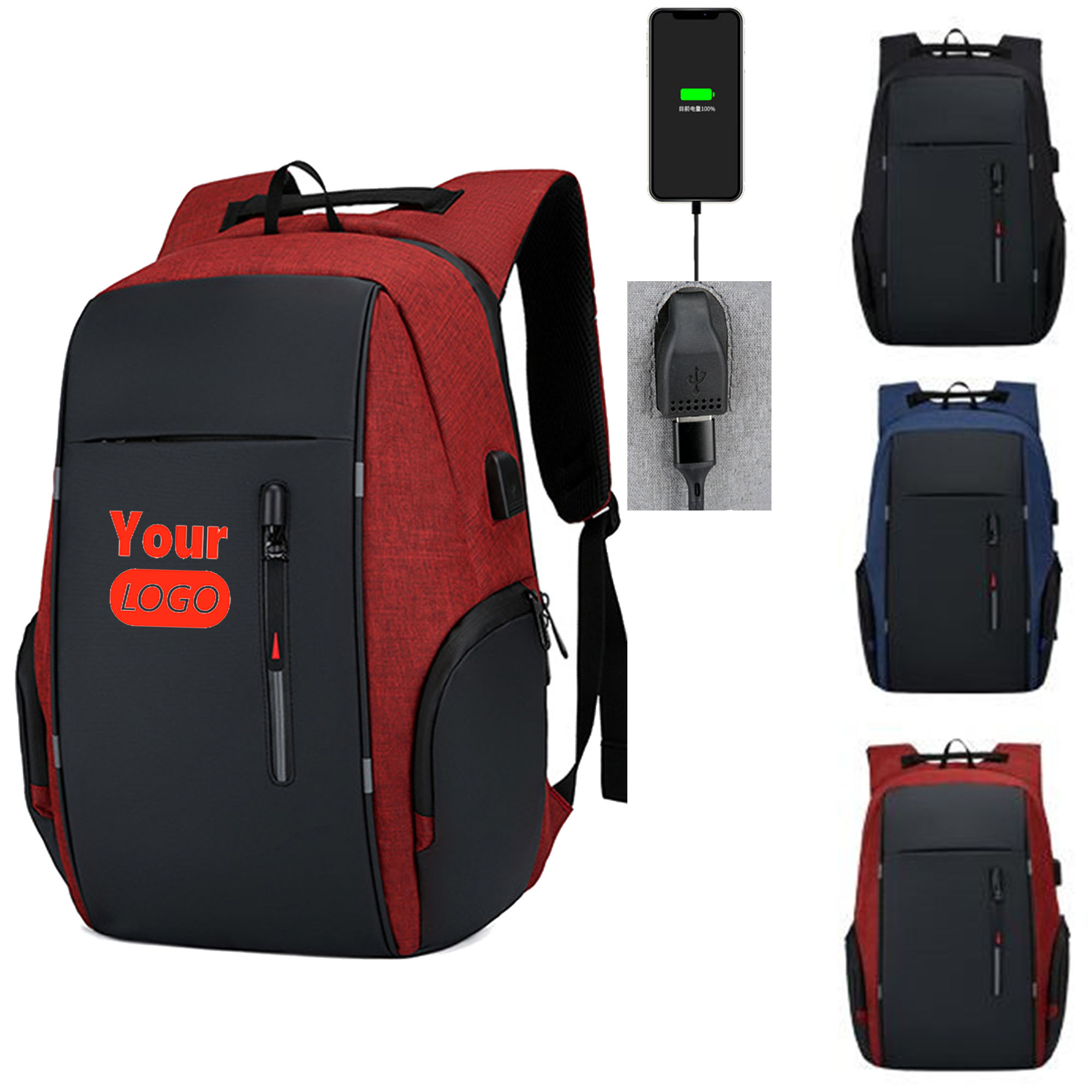 USB Charging Business Laptop Backpack