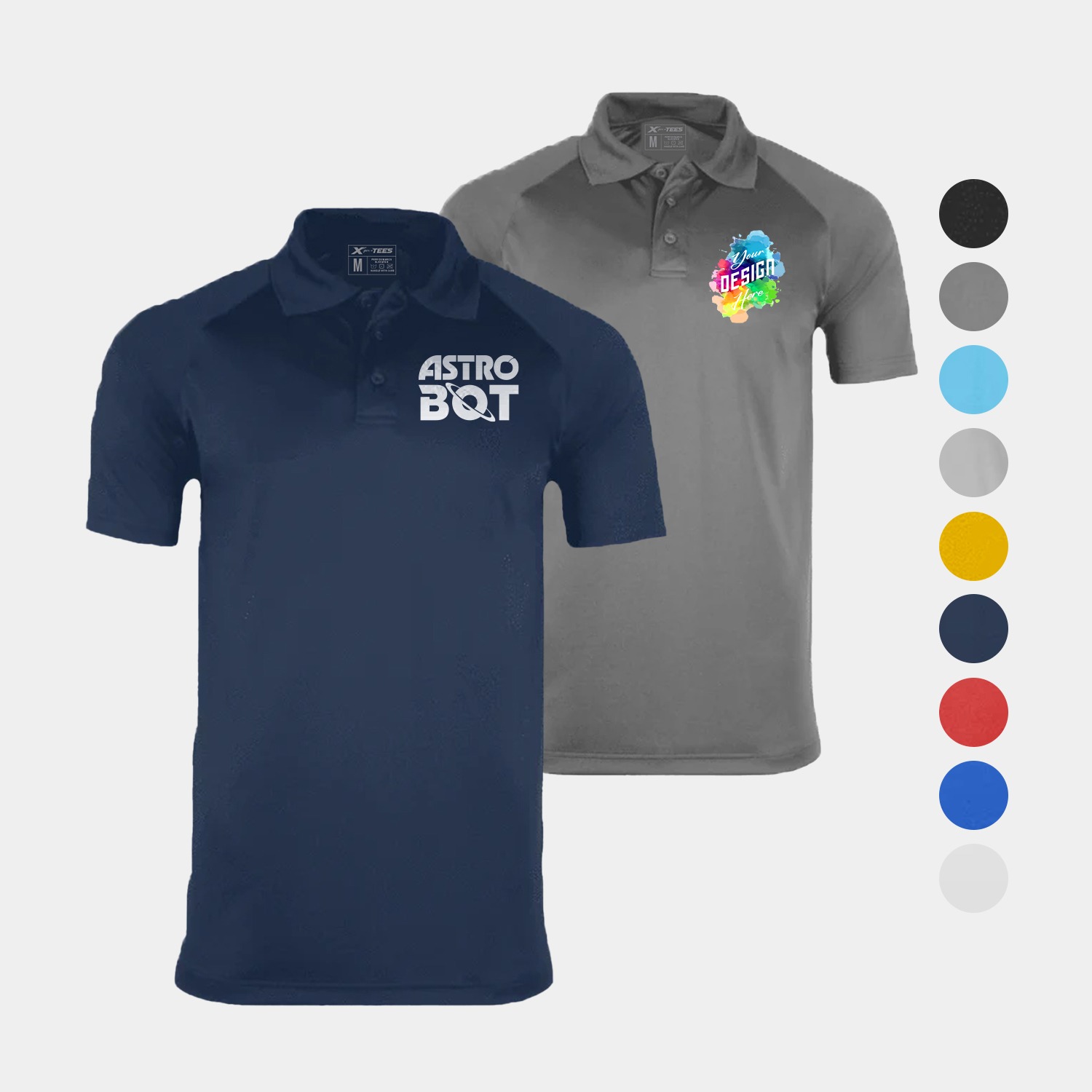 Basic Training Men's Polo with Raglan Sleeves
