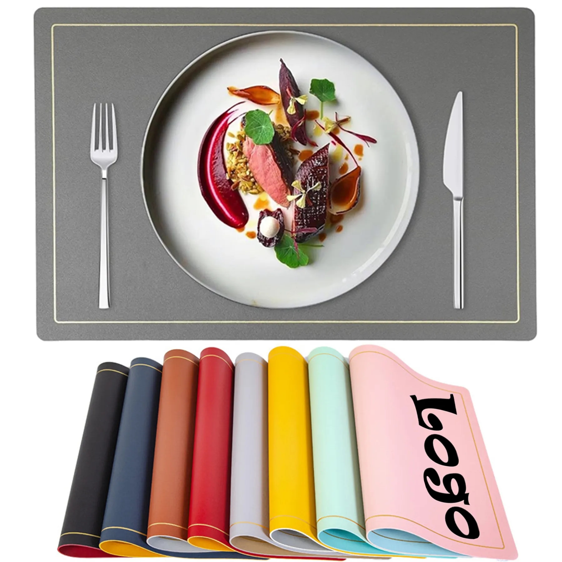Faux Leather Placemats