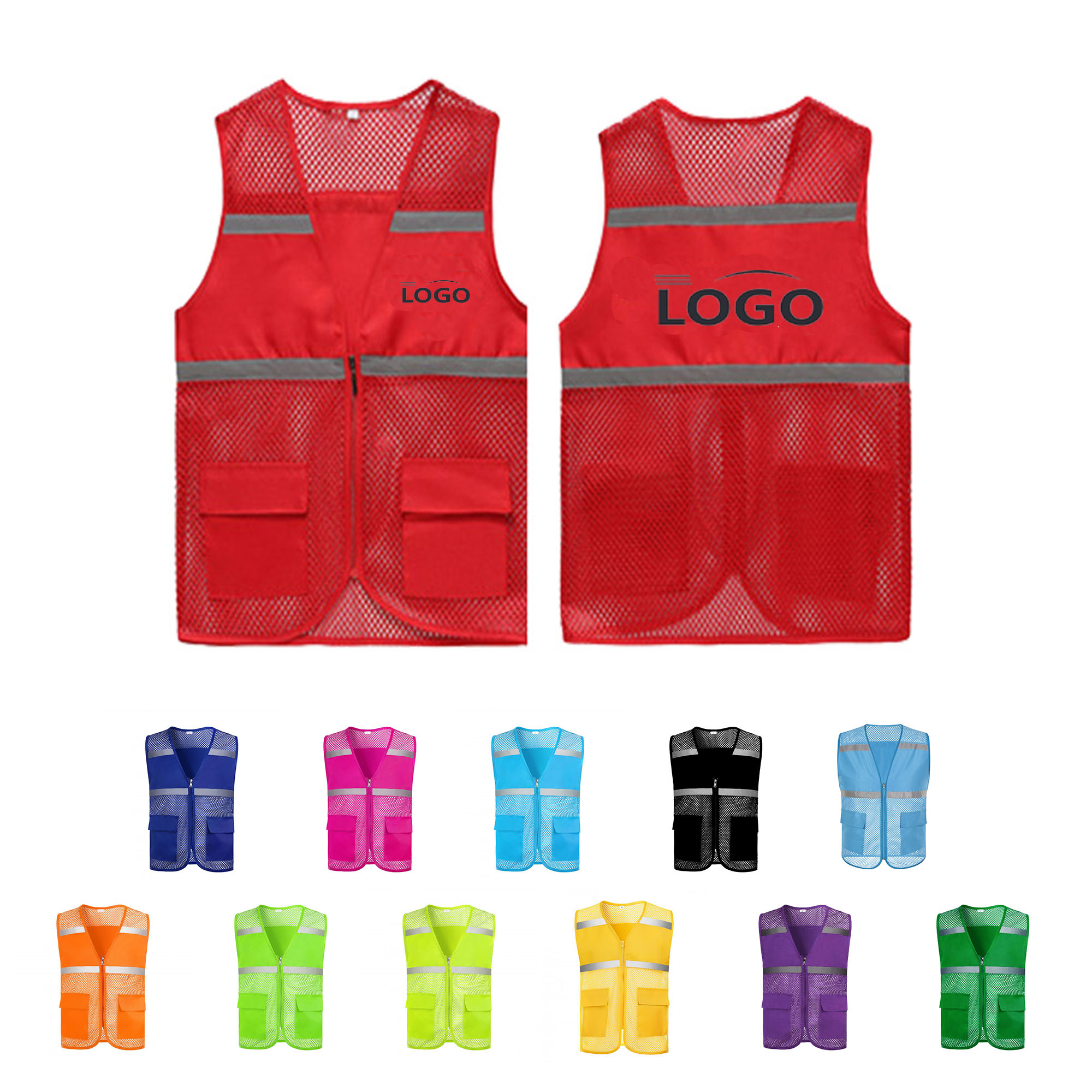 Mesh Reflective Safety Vest 4
